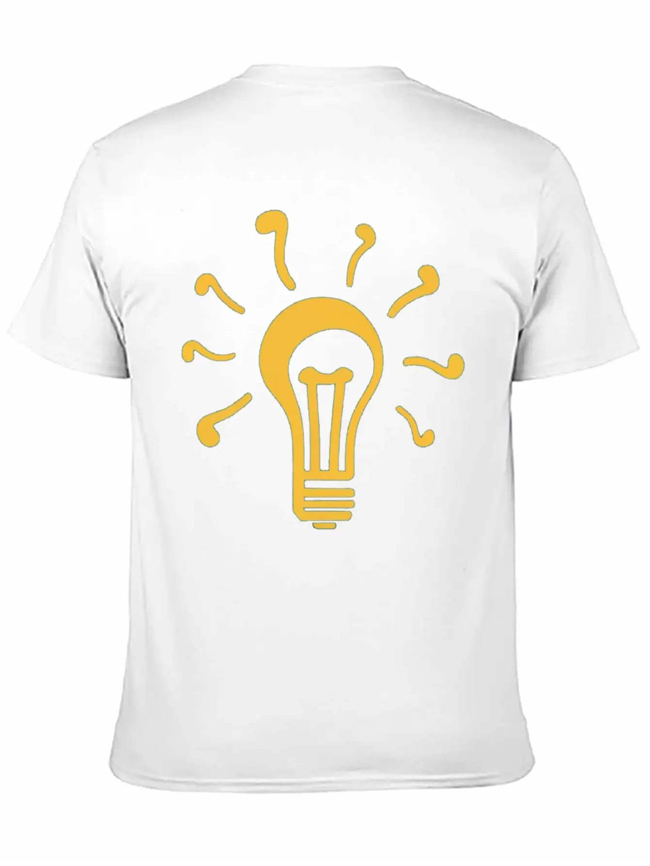 Yellow Lamp Unisex Short Sleeve Soft Cotton T-Shirt – Casual Everyday Wear