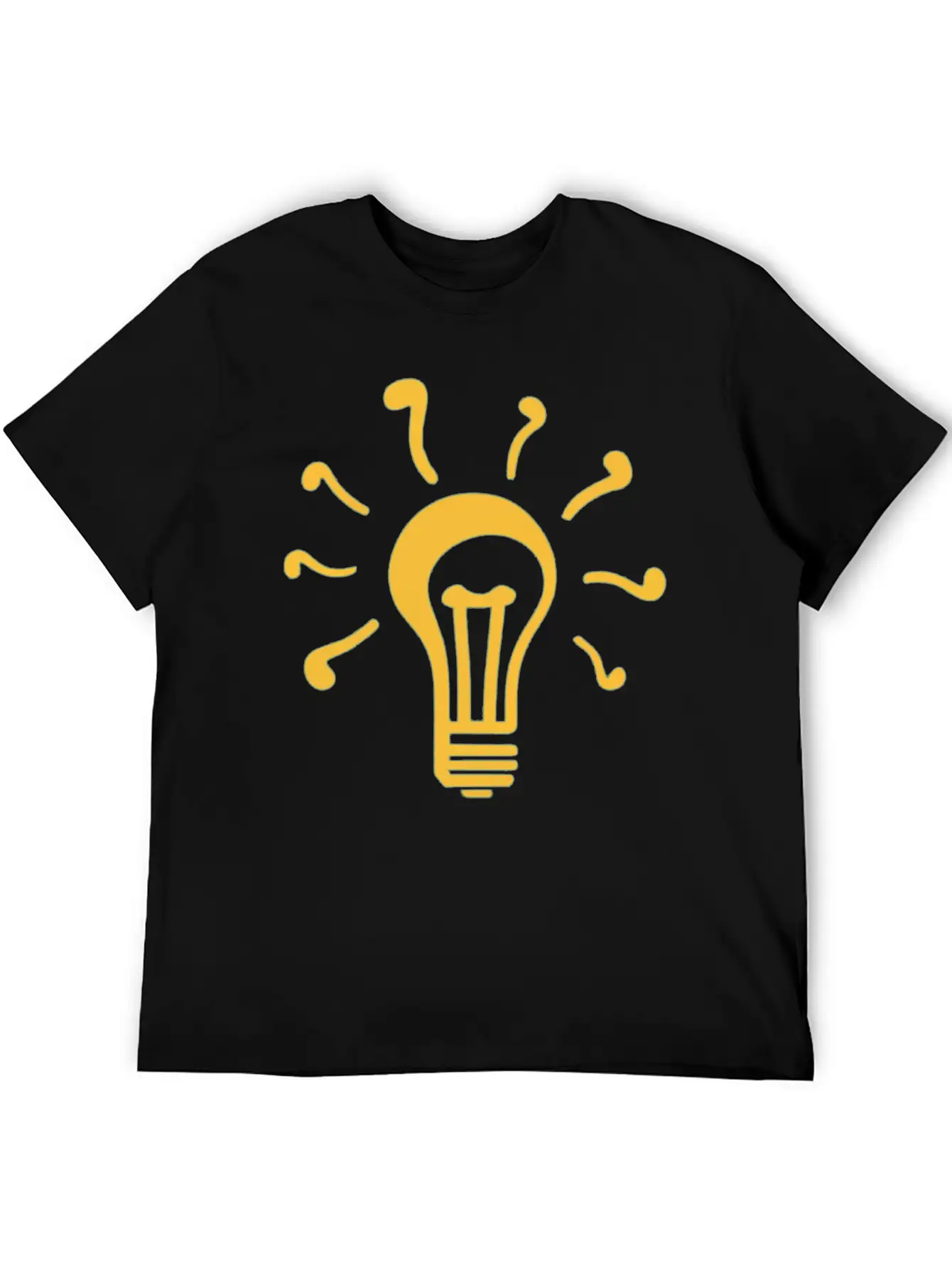 Yellow Lamp Unisex Short Sleeve Soft Cotton T-Shirt – Casual Everyday Wear
