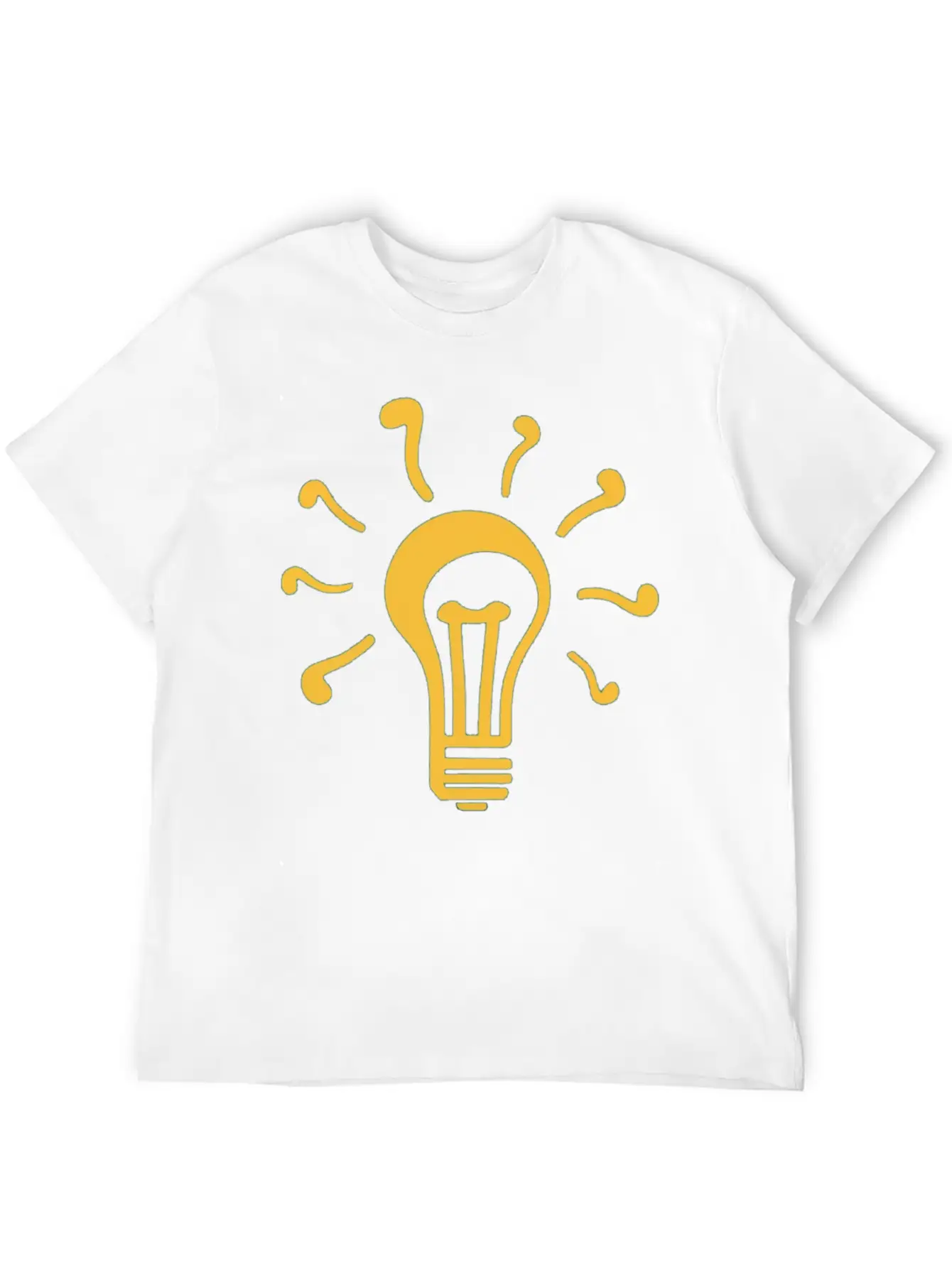 Yellow Lamp Unisex Short Sleeve Soft Cotton T-Shirt – Casual Everyday Wear