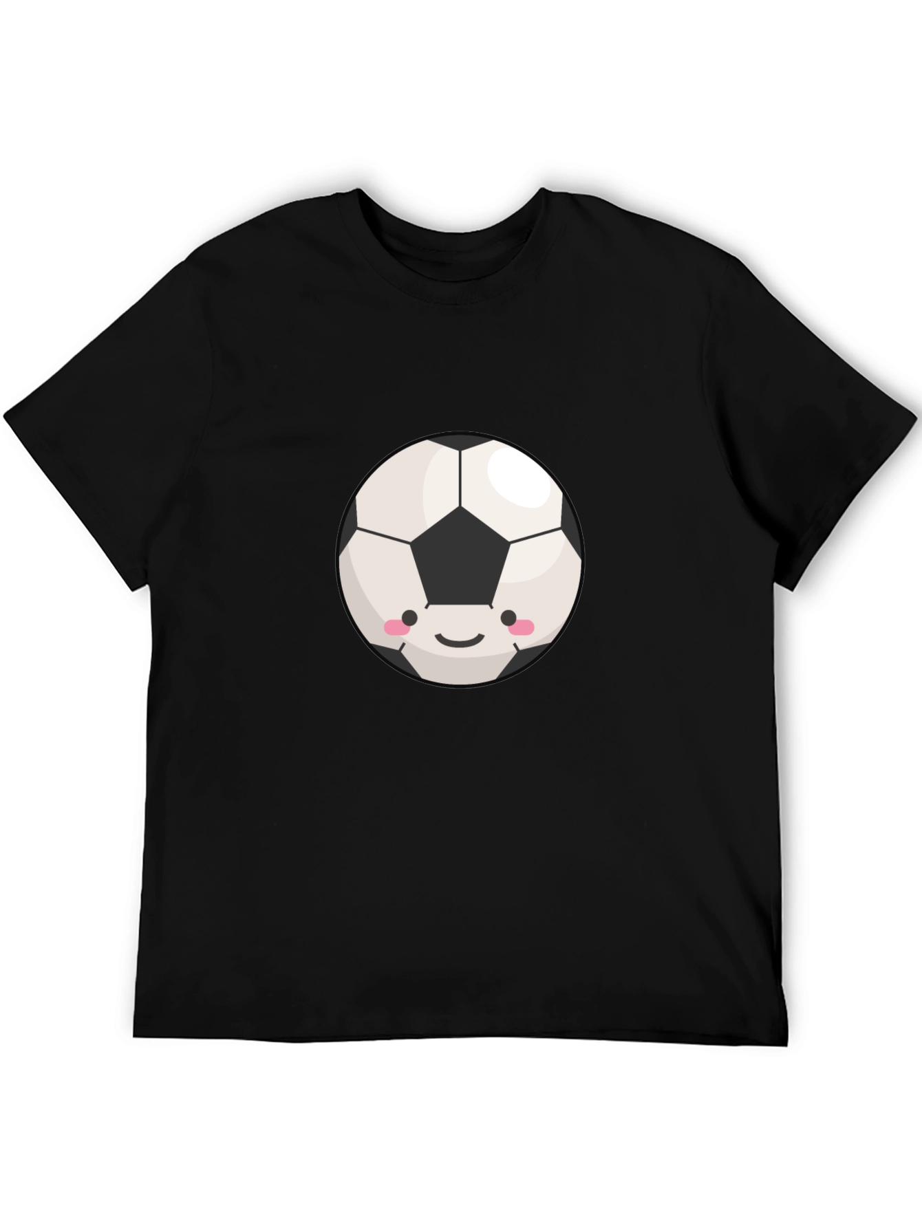 Cute Soccer Ball Graphic T-Shirt