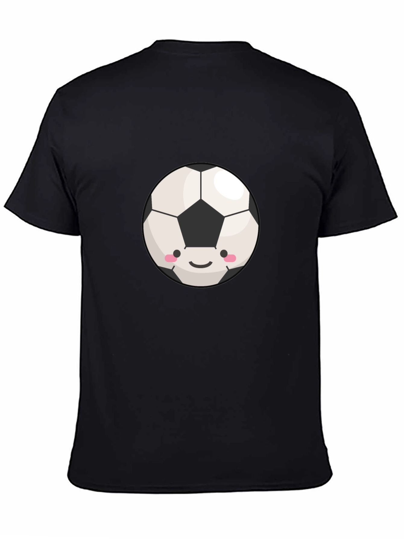 Cute Soccer Ball Graphic T-Shirt