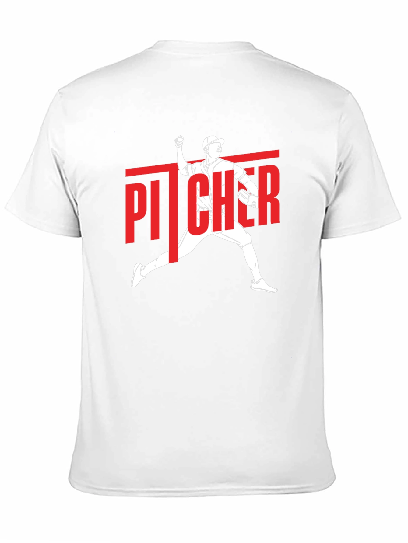 Pitcher Graphic T-Shirt - Baseball Fan Tee