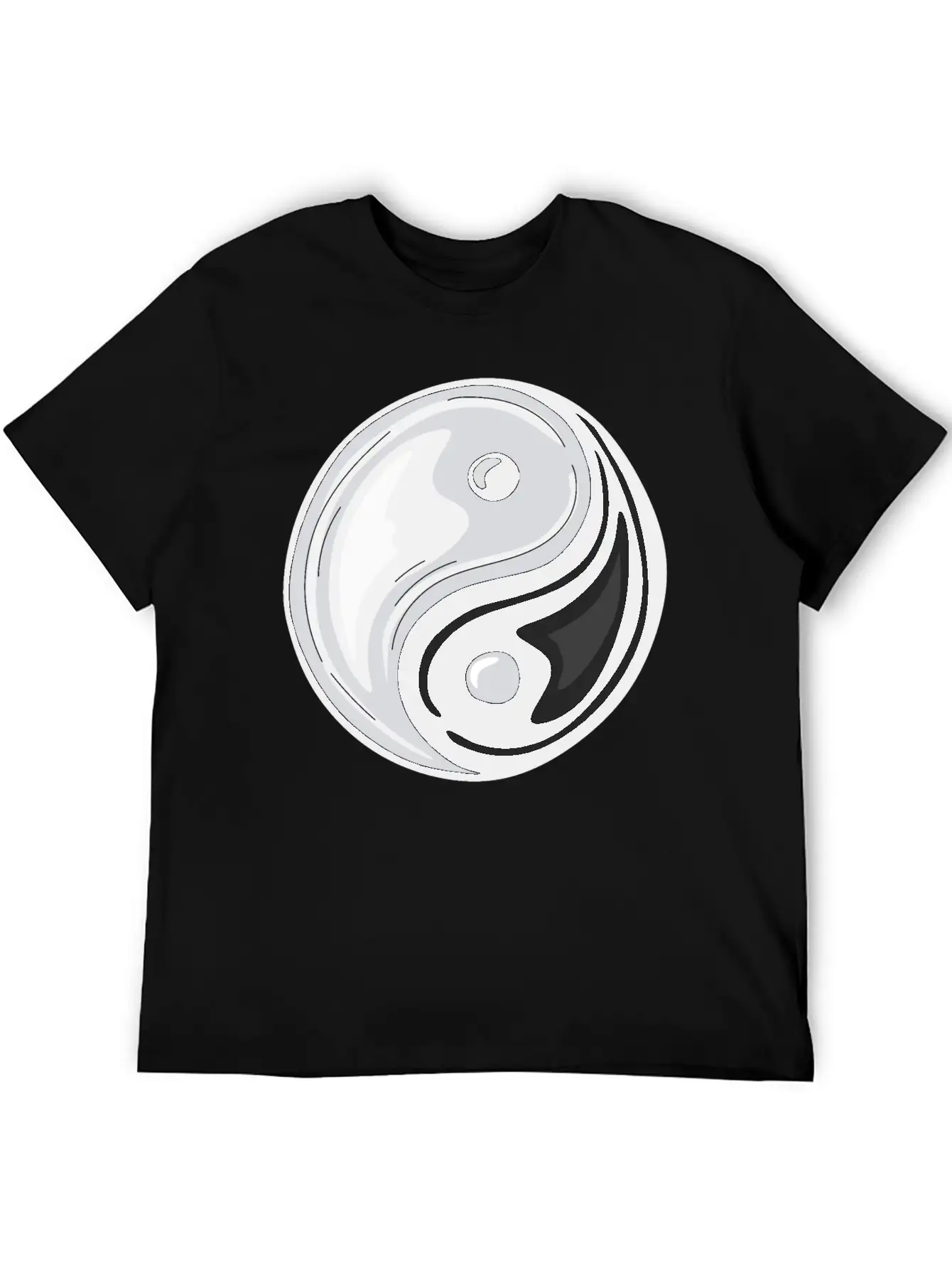 Yin Yang Symbol Basic Graphic T-Shirt – Daily Comfort In Soft Cotton