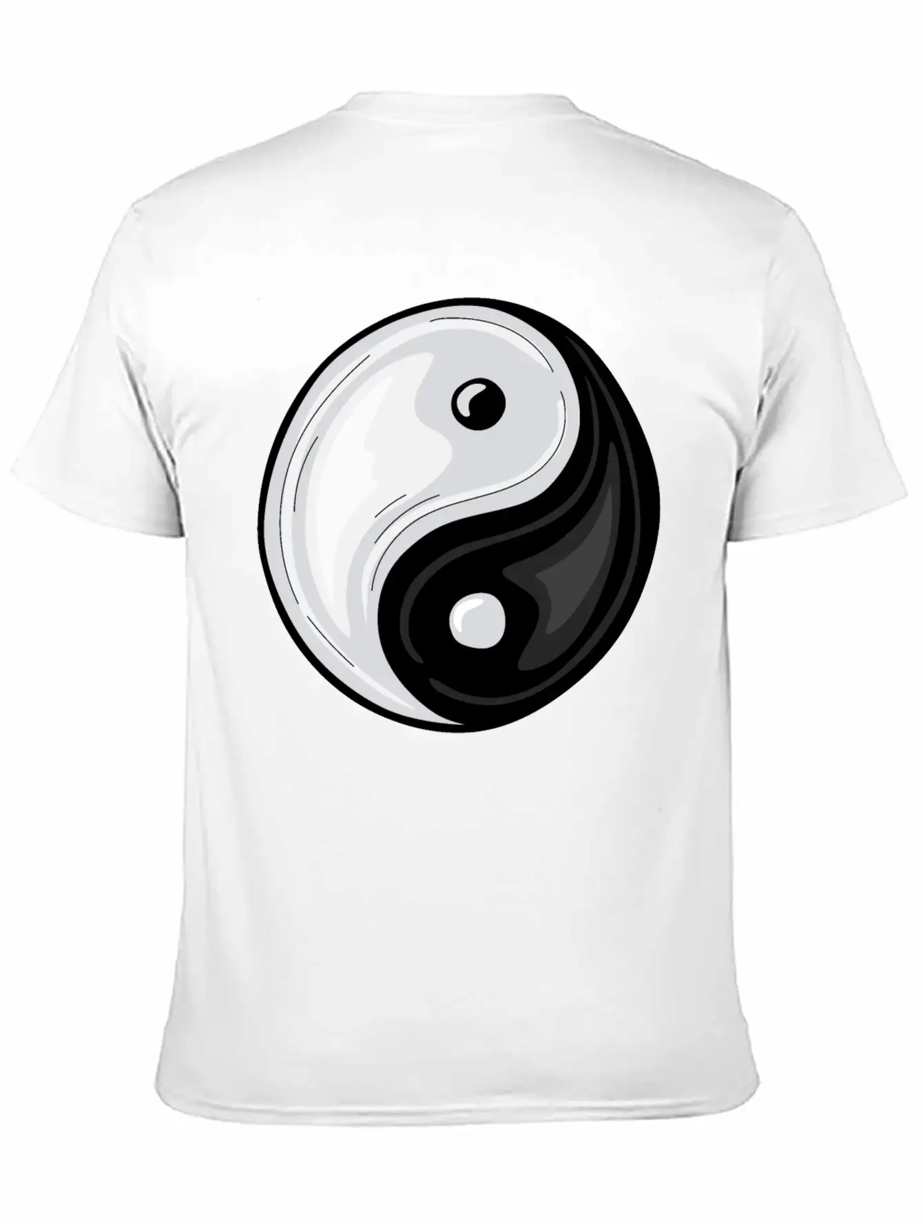 Yin Yang Symbol Basic Graphic T-Shirt – Daily Comfort In Soft Cotton