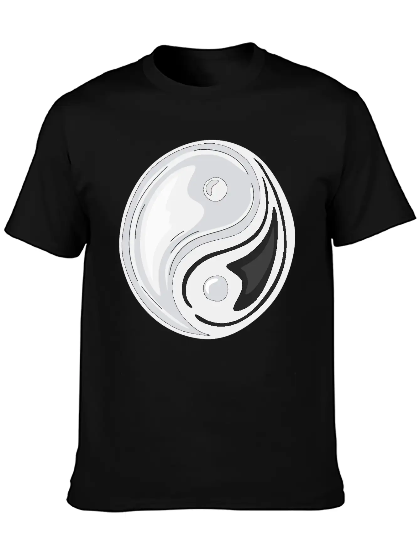 Yin Yang Symbol Basic Graphic T-Shirt – Daily Comfort In Soft Cotton