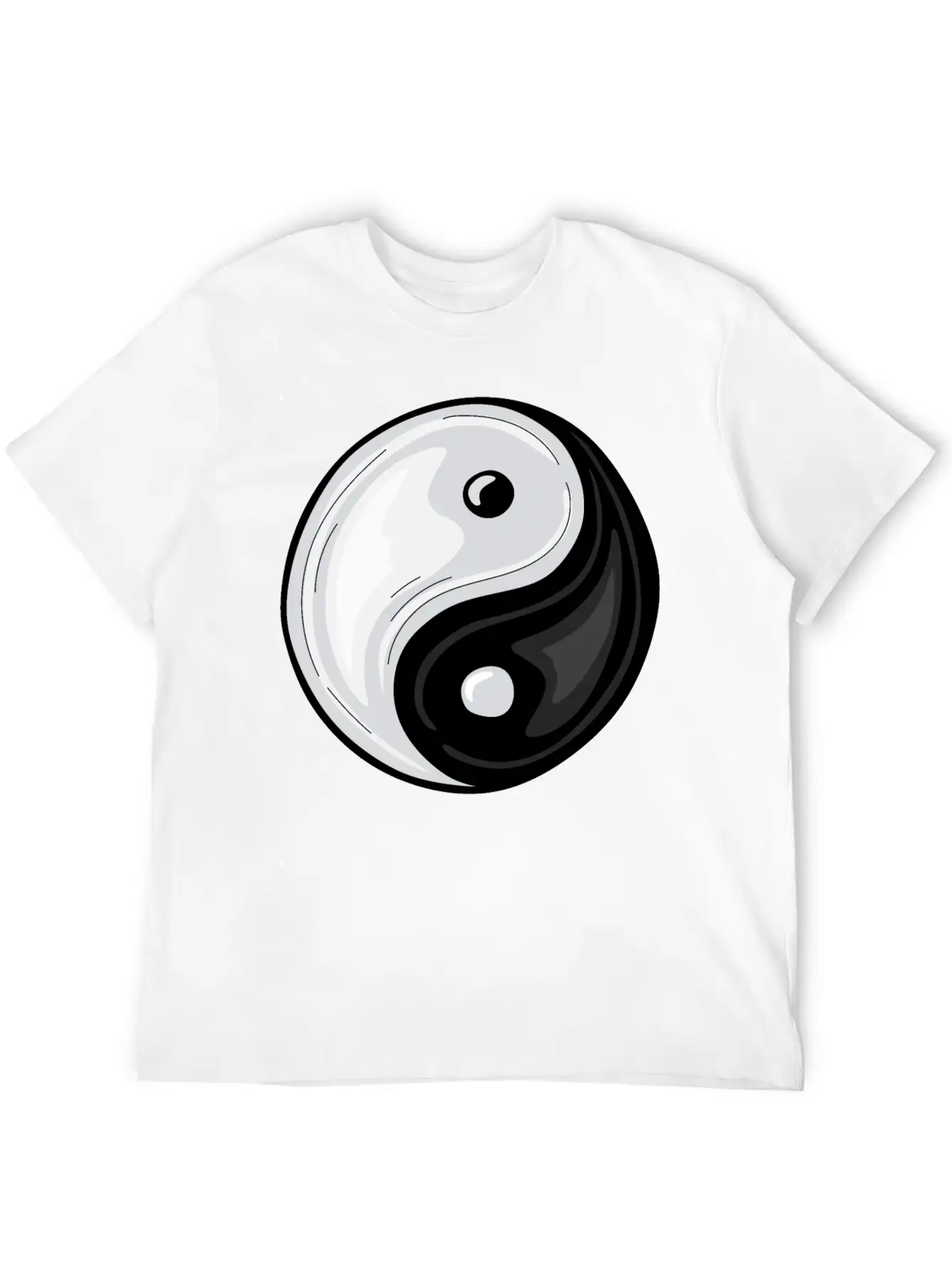 Yin Yang Symbol Basic Graphic T-Shirt – Daily Comfort In Soft Cotton