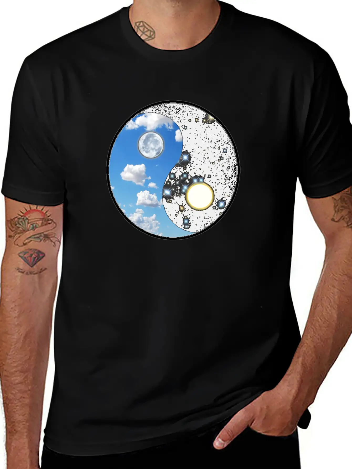 Ying Yang Stylish Everyday T-Shirt – Unisex Basic Cotton Tee