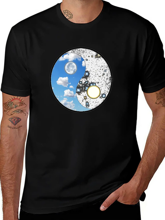 Ying Yang Stylish Everyday T-Shirt – Unisex Basic Cotton Tee