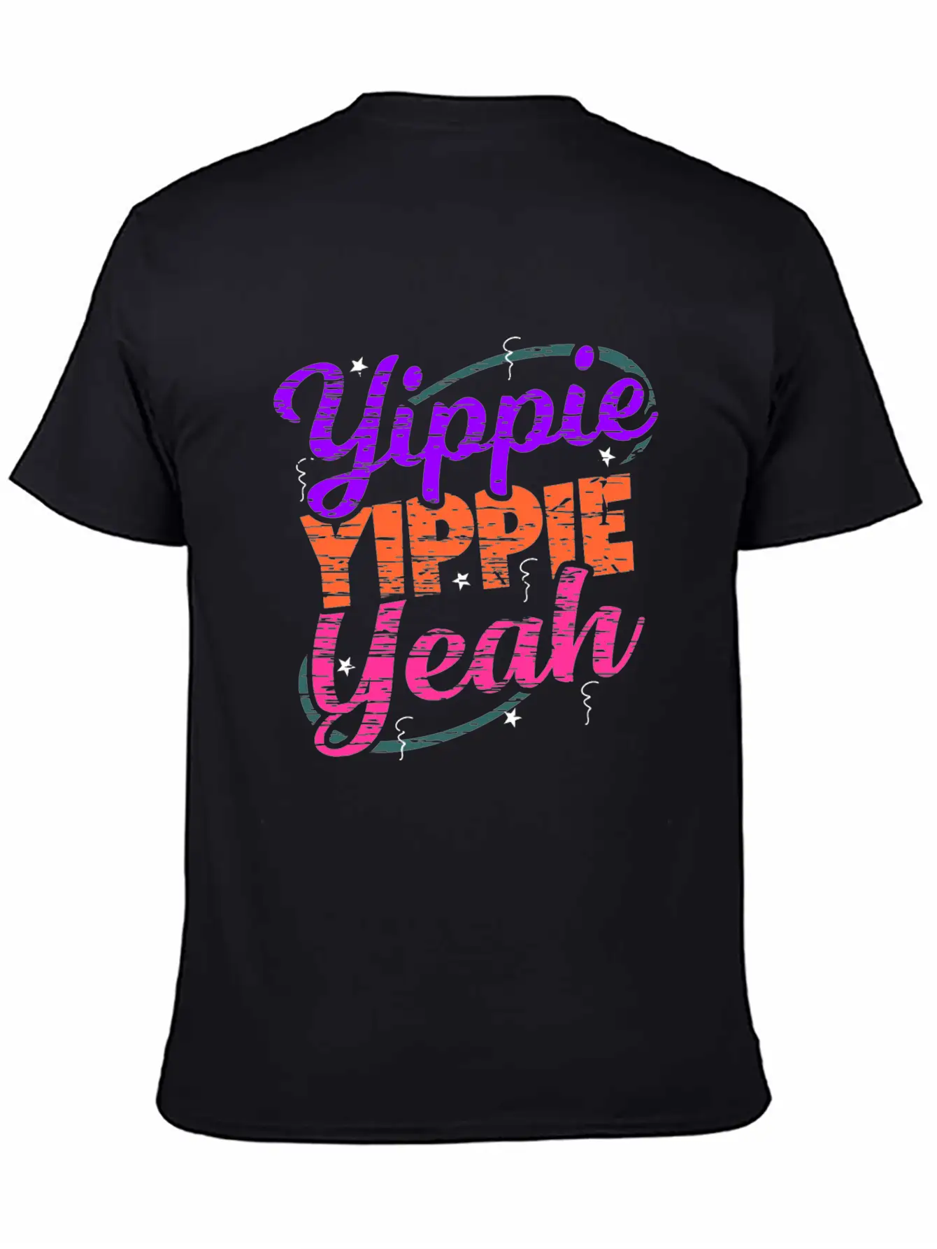 Yippie Yippie Yeah EDM Festival Music Techno Stylish Everyday T-Shirt – Unisex Basic Cotton Tee