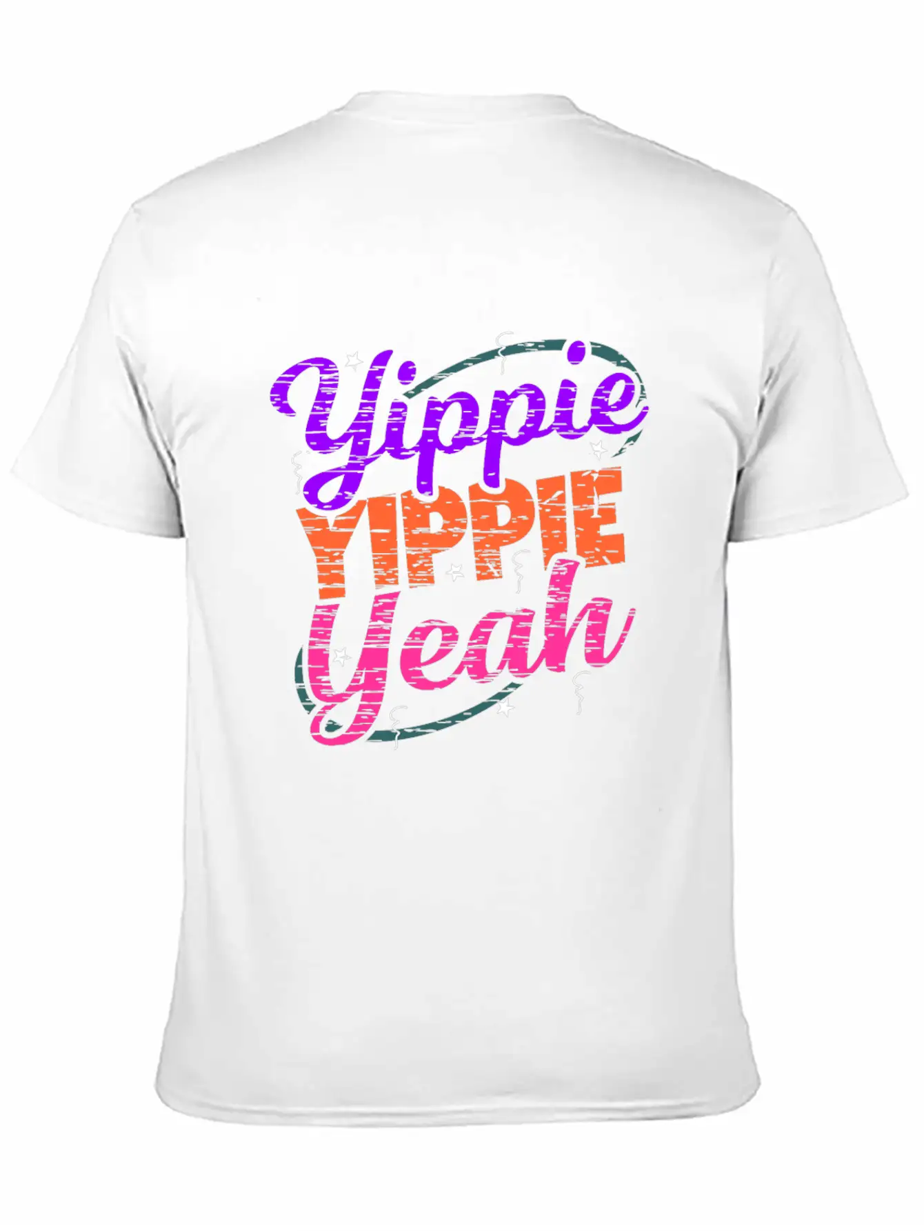 Yippie Yippie Yeah EDM Festival Music Techno Stylish Everyday T-Shirt – Unisex Basic Cotton Tee