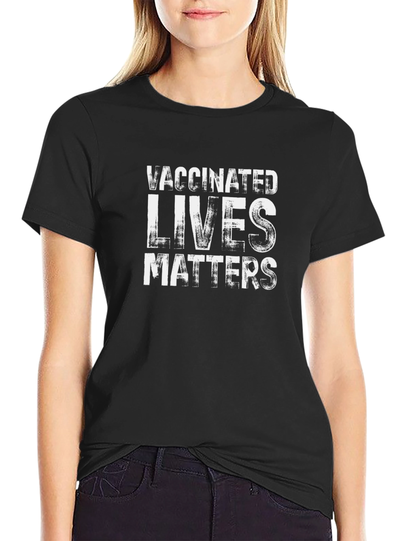 Vaccinated Lives Matter Graphic T-Shirt