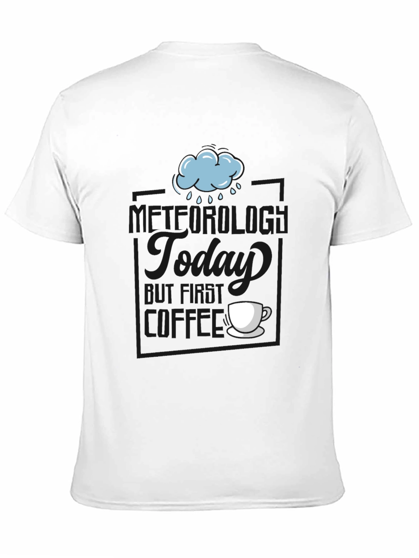 Rainy Day Coffee T-Shirt - Soft Cotton Blend