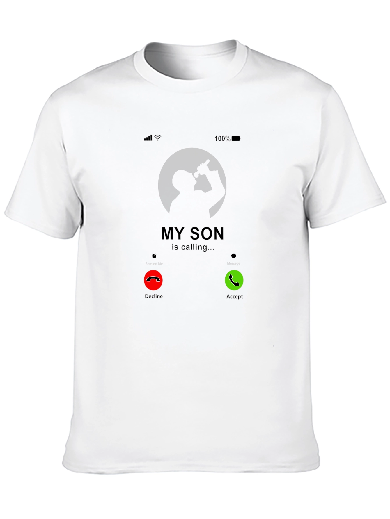 My Son is Calling Black T-Shirt