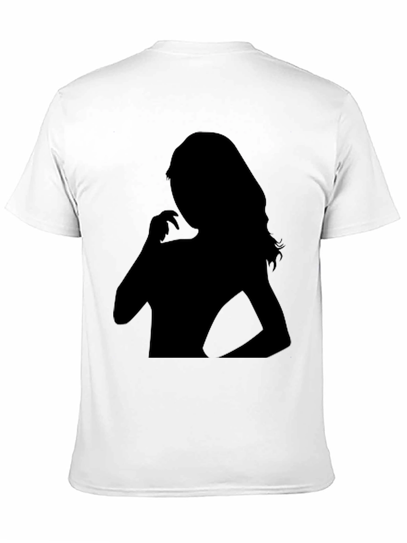 Silhouette Graphic Print Black T-Shirt