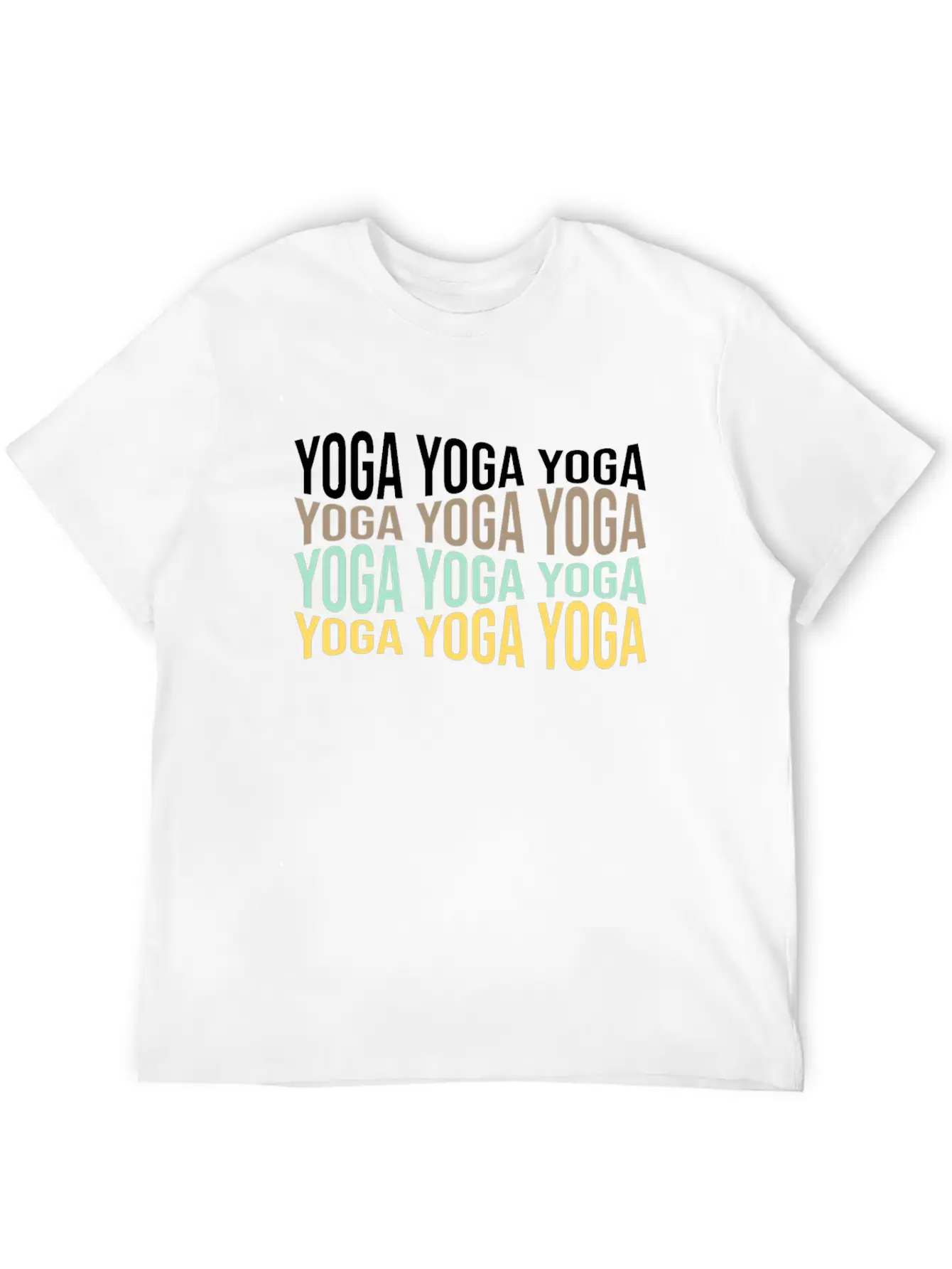 Yoga Comfortable Minimalist Graphic Tee – Summer Style Essential