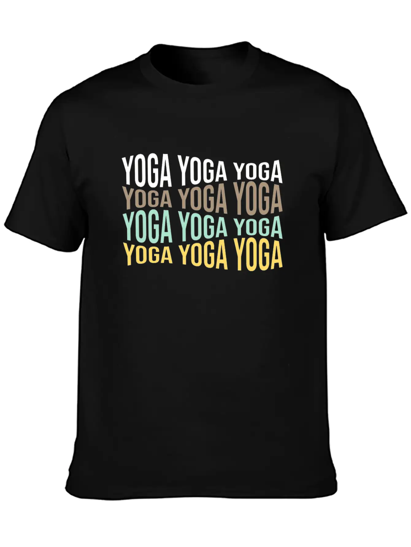 Yoga Comfortable Minimalist Graphic Tee – Summer Style Essential