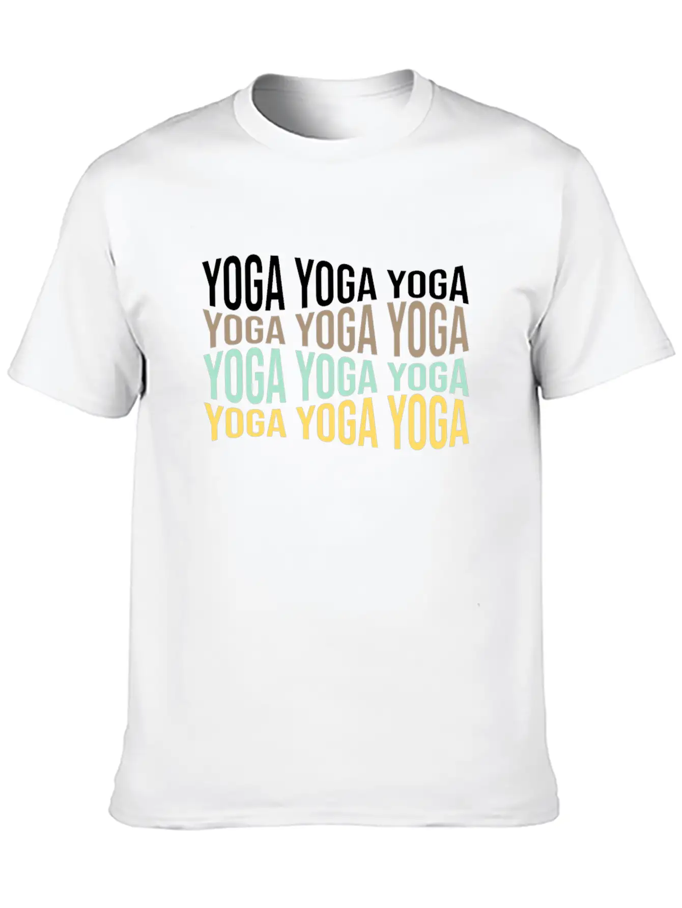 Yoga Comfortable Minimalist Graphic Tee – Summer Style Essential