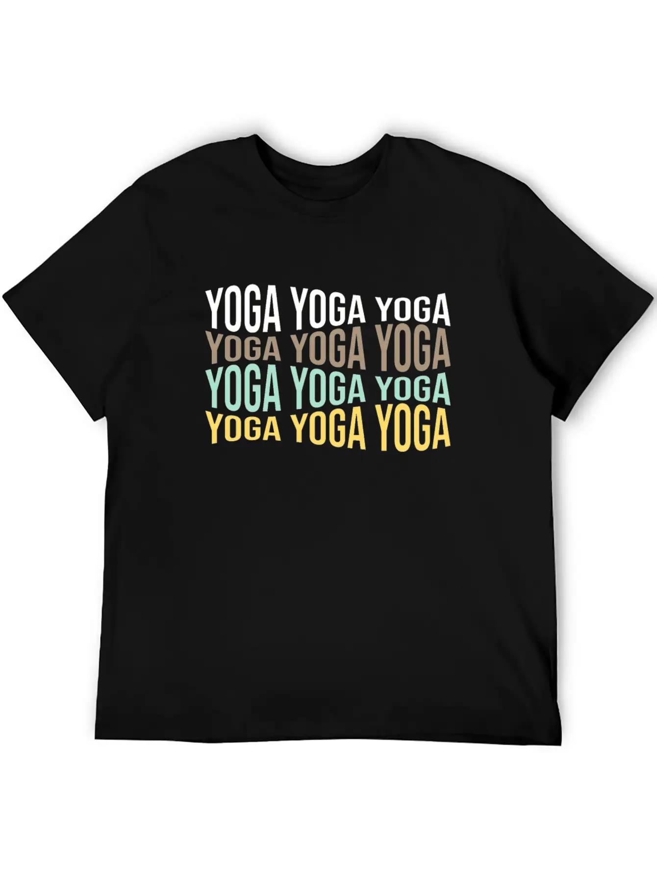 Yoga Comfortable Minimalist Graphic Tee – Summer Style Essential