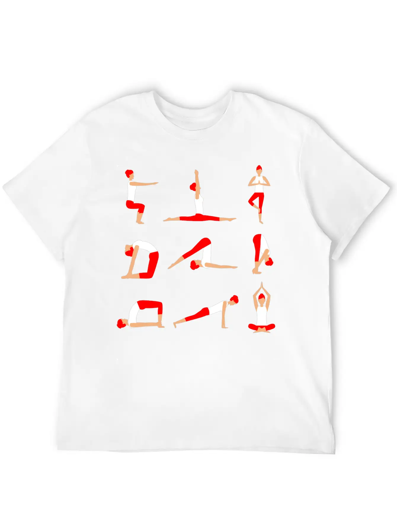 Yoga Exercise Essential Unisex Summer Tee – Soft Cotton Casual Fit