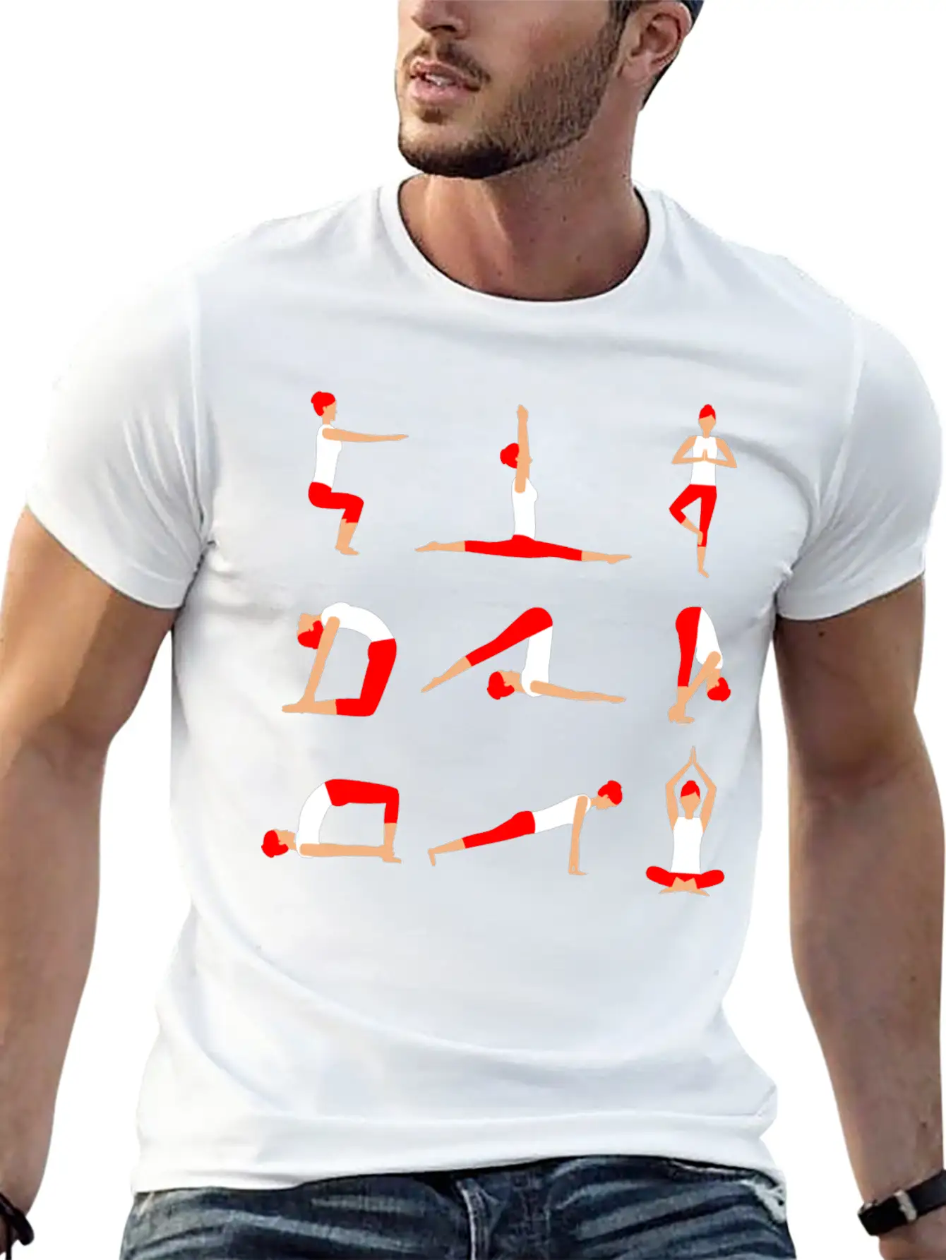 Yoga Exercise Essential Unisex Summer Tee – Soft Cotton Casual Fit