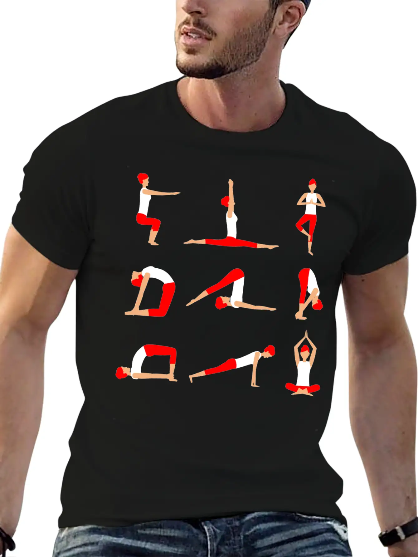 Yoga Exercise Essential Unisex Summer Tee – Soft Cotton Casual Fit