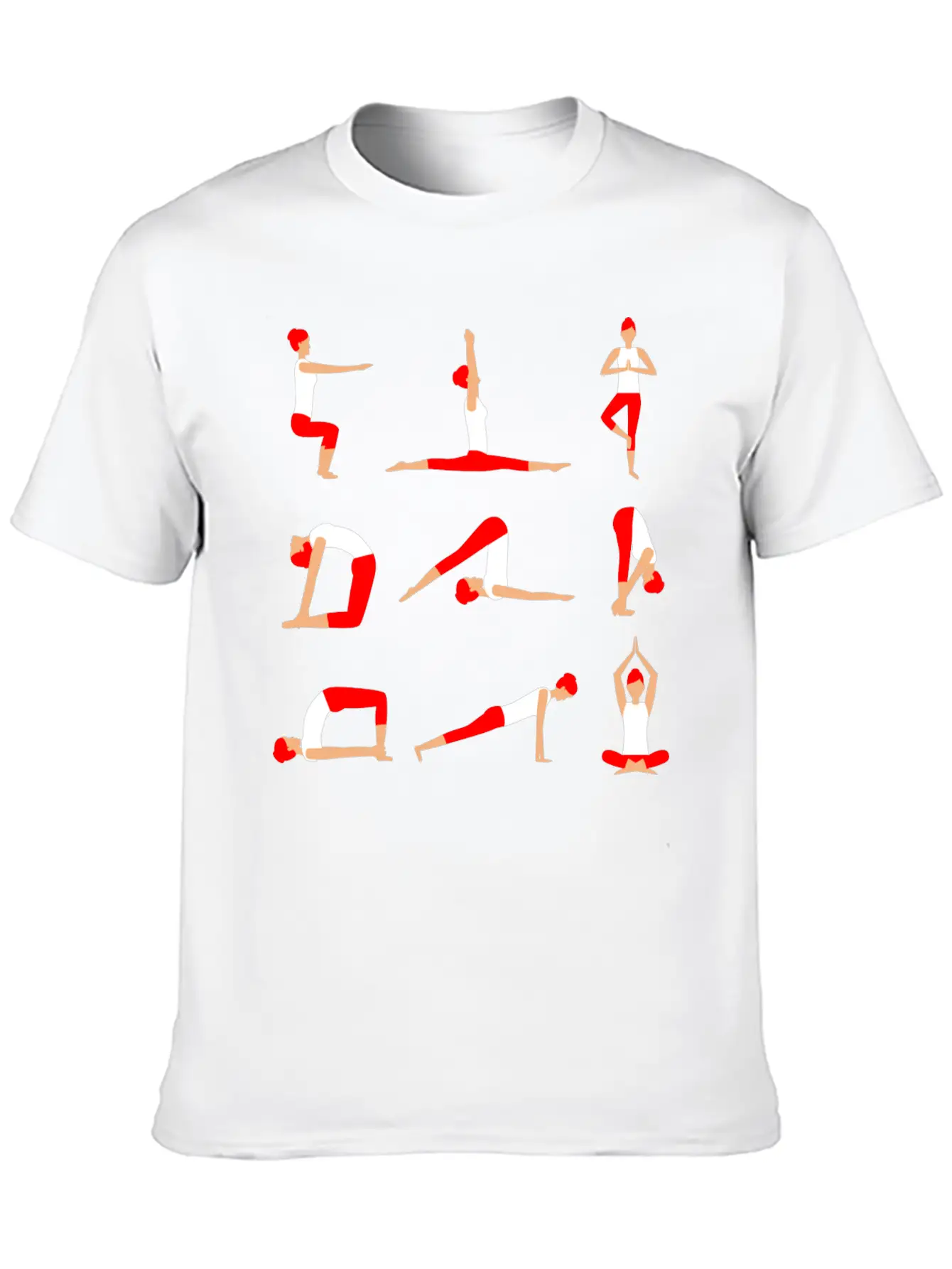 Yoga Exercise Essential Unisex Summer Tee – Soft Cotton Casual Fit