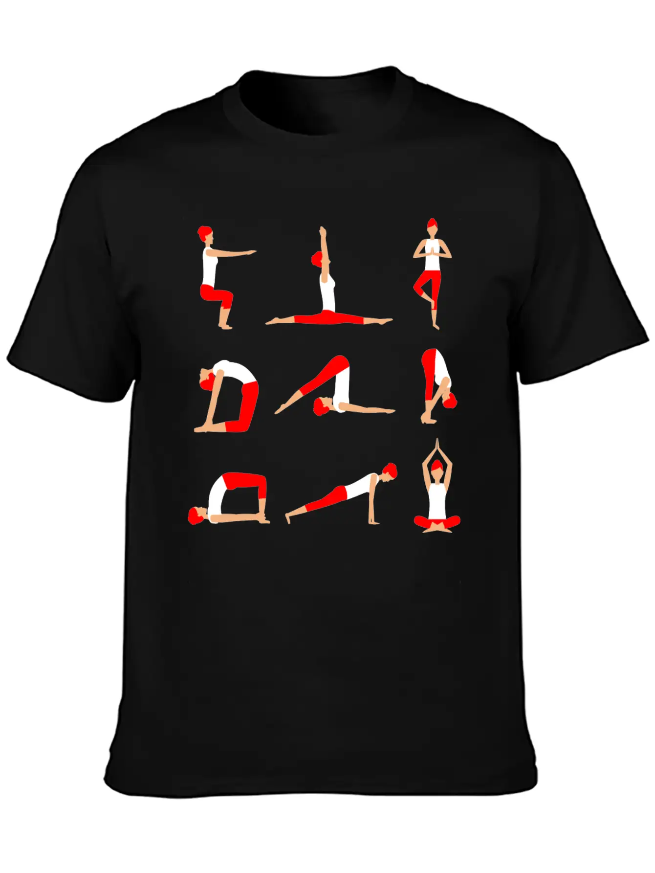 Yoga Exercise Essential Unisex Summer Tee – Soft Cotton Casual Fit