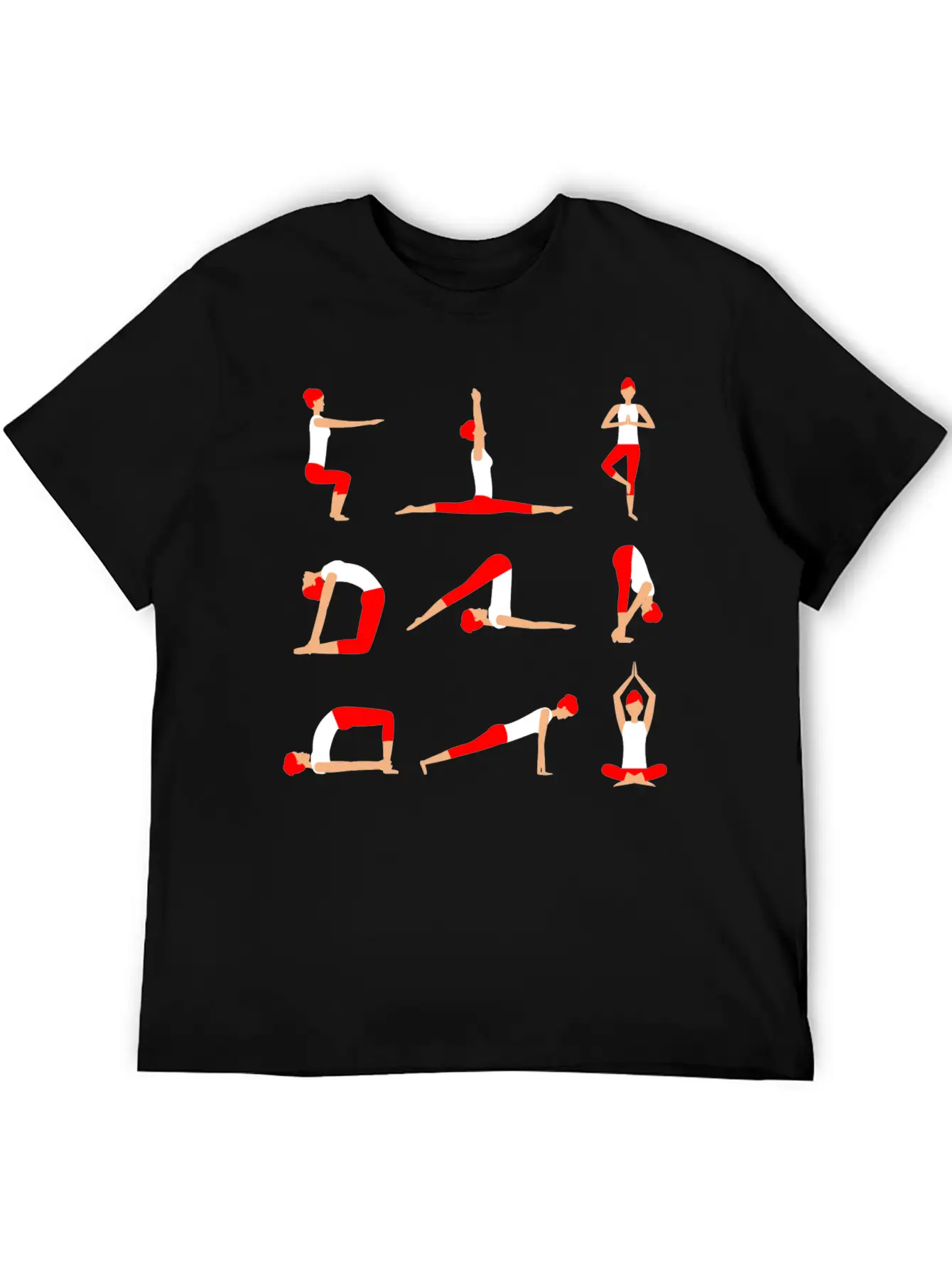 Yoga Exercise Essential Unisex Summer Tee – Soft Cotton Casual Fit