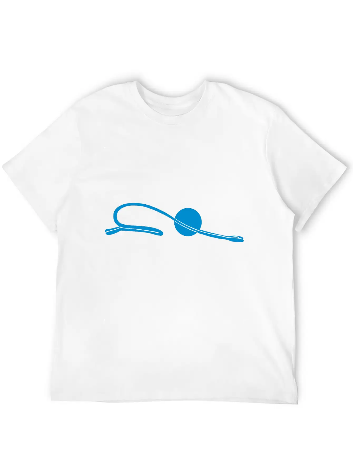 Yoga For Stick Figures In Balasana Pose Essential Unisex Summer Tee – Soft Cotton Casual Fit
