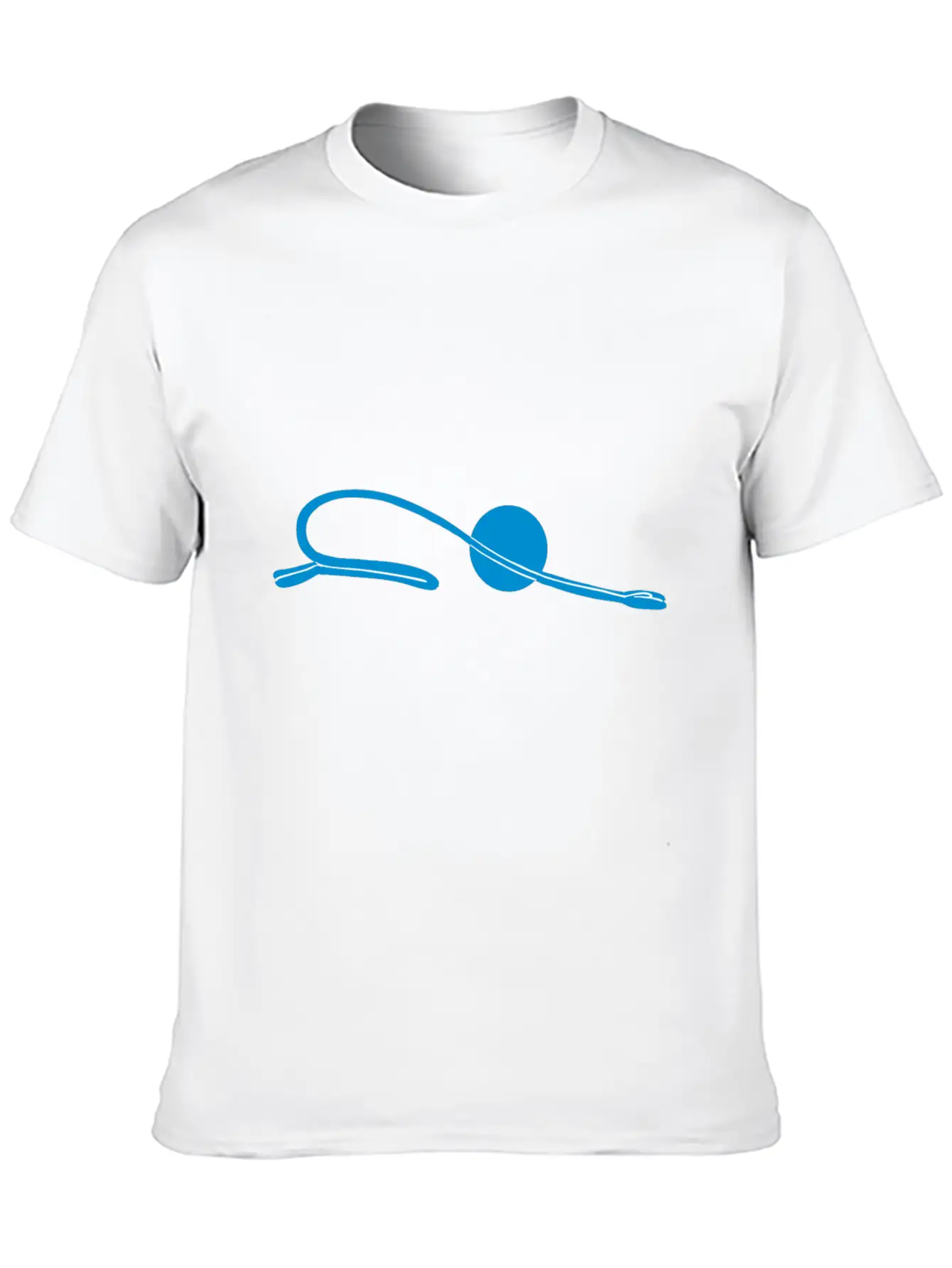 Yoga For Stick Figures In Balasana Pose Essential Unisex Summer Tee – Soft Cotton Casual Fit