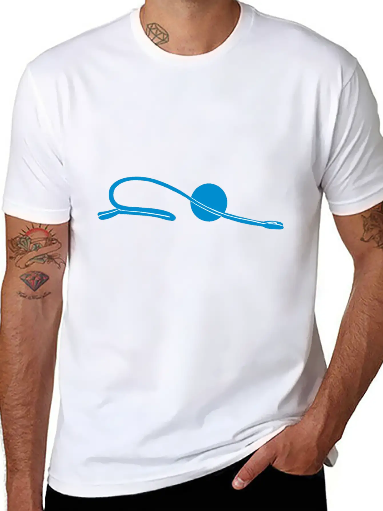 Yoga For Stick Figures In Balasana Pose Essential Unisex Summer Tee – Soft Cotton Casual Fit