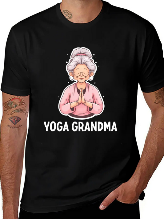 Yoga Grandma Stylish Everyday T-Shirt – Unisex Basic Cotton Tee