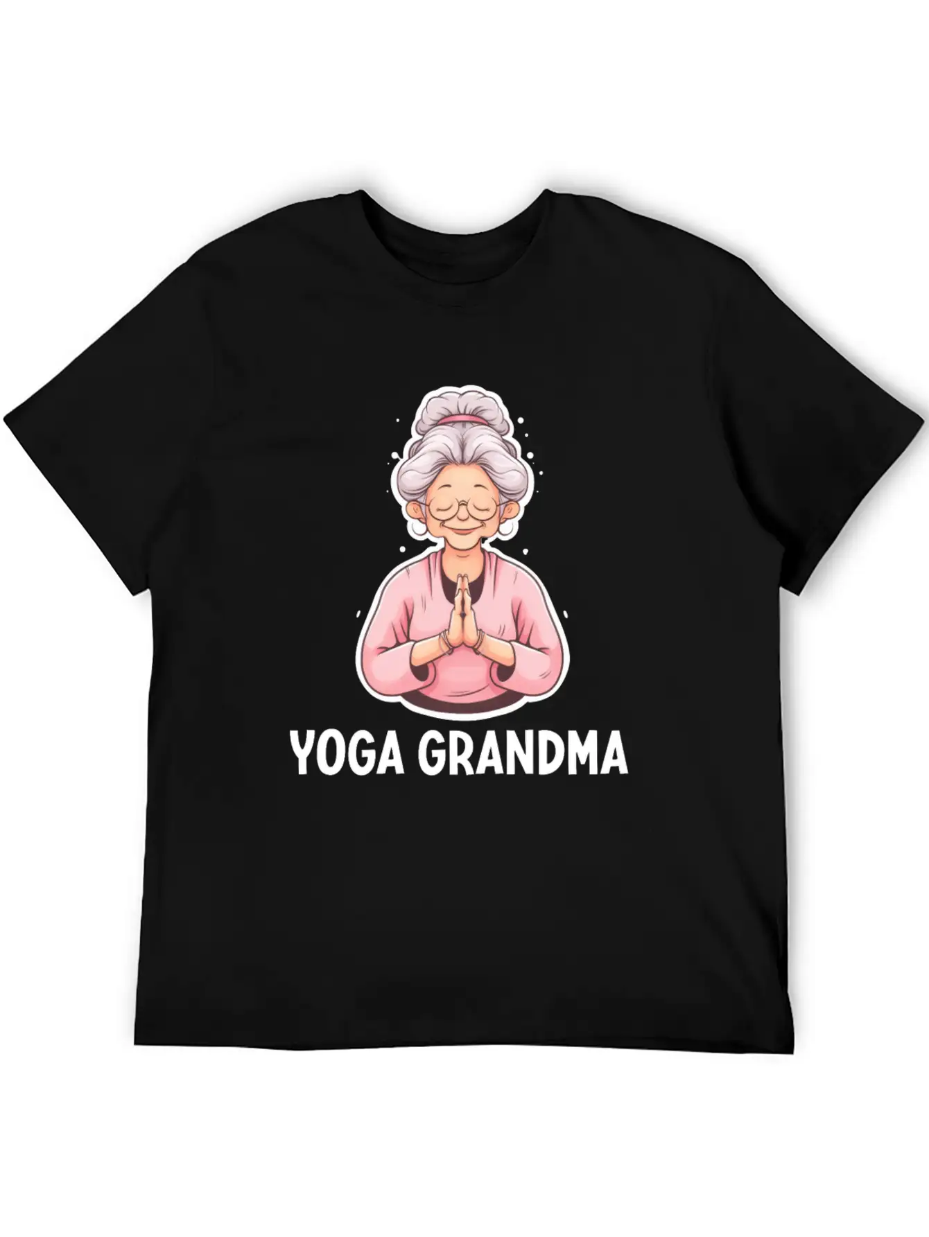Yoga Grandma Stylish Everyday T-Shirt – Unisex Basic Cotton Tee