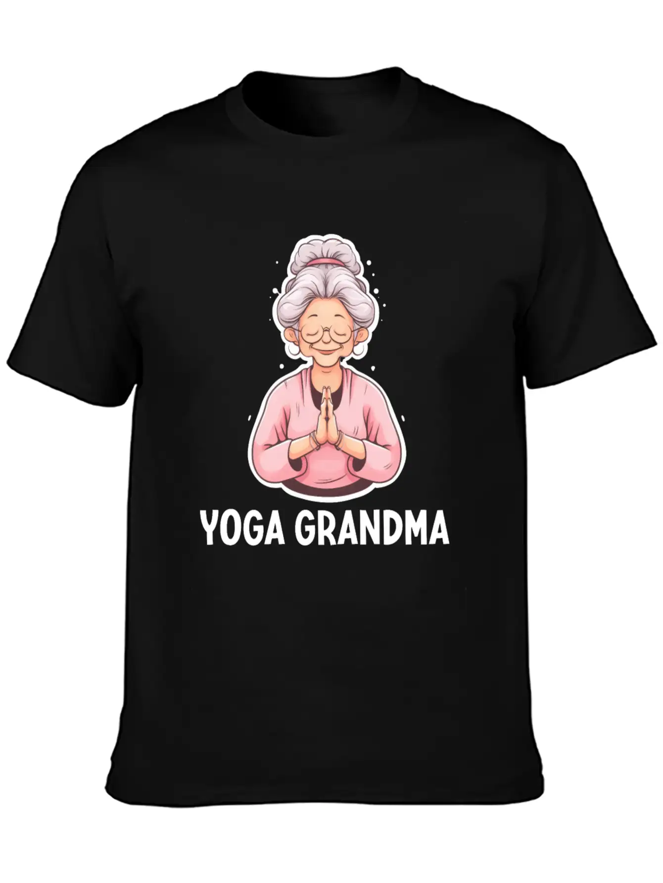 Yoga Grandma Stylish Everyday T-Shirt – Unisex Basic Cotton Tee