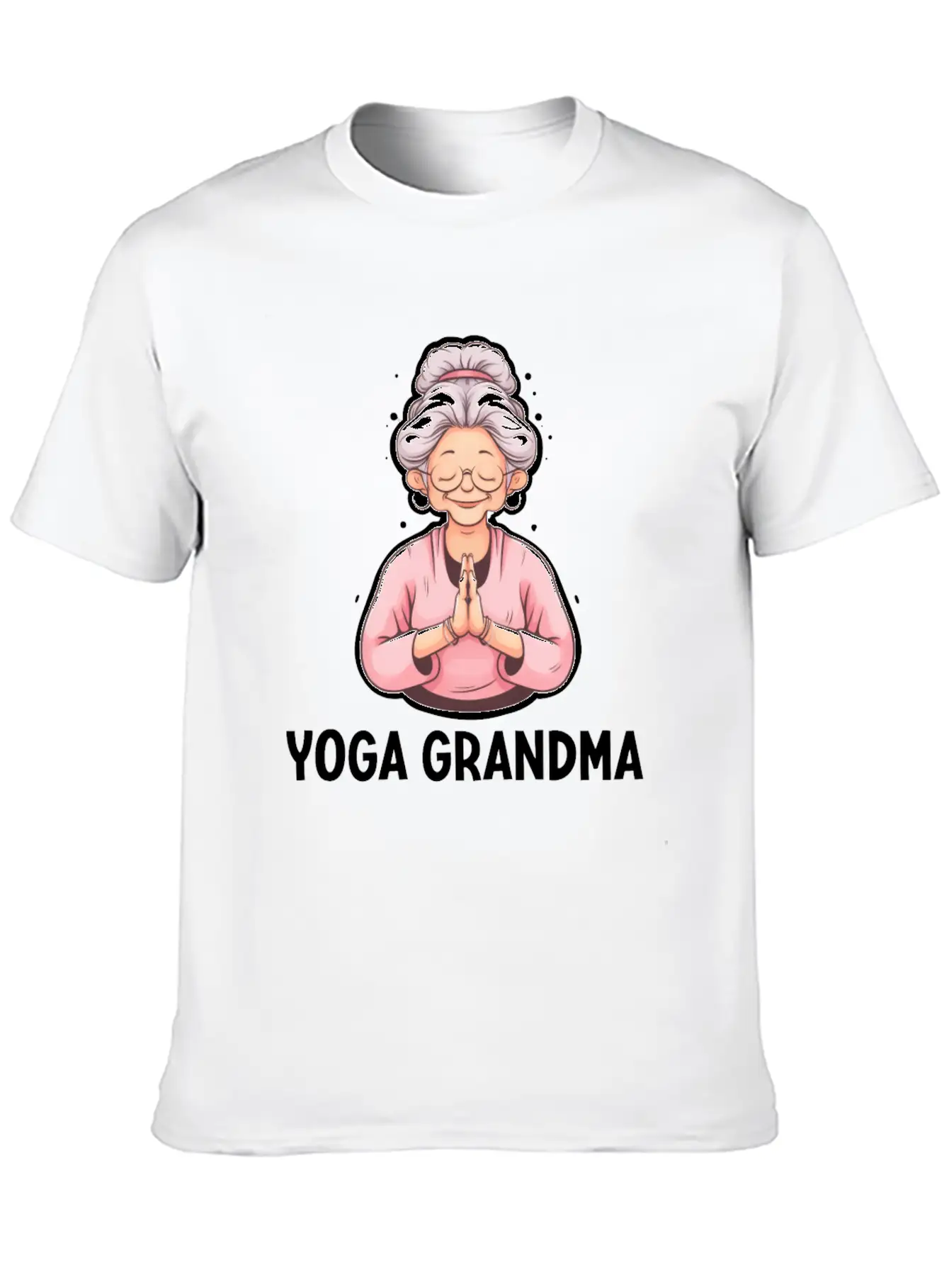 Yoga Grandma Stylish Everyday T-Shirt – Unisex Basic Cotton Tee