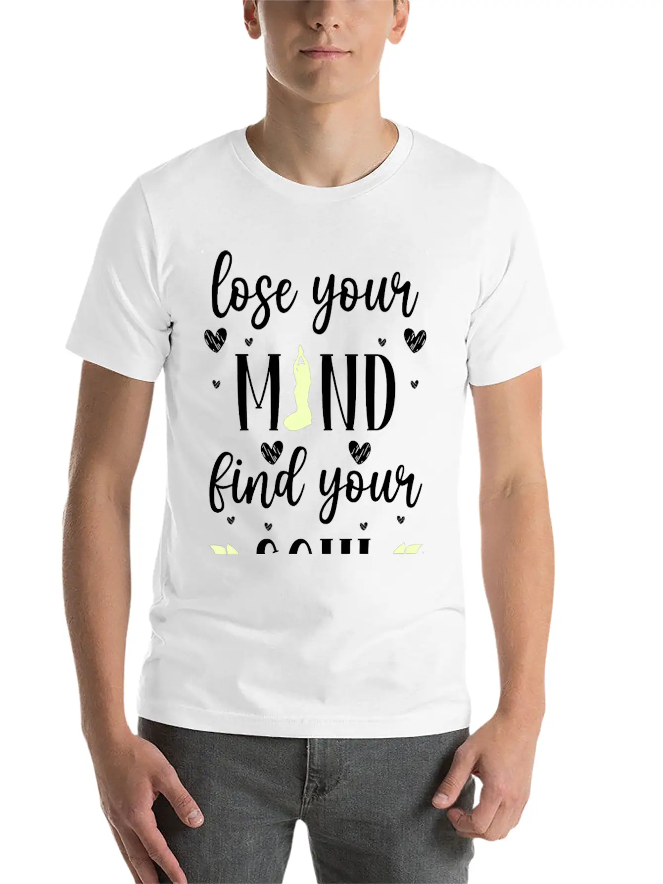 Yoga Healing Buddha Spirit Unisex Short Sleeve Soft Cotton T-Shirt – Casual Everyday Wear