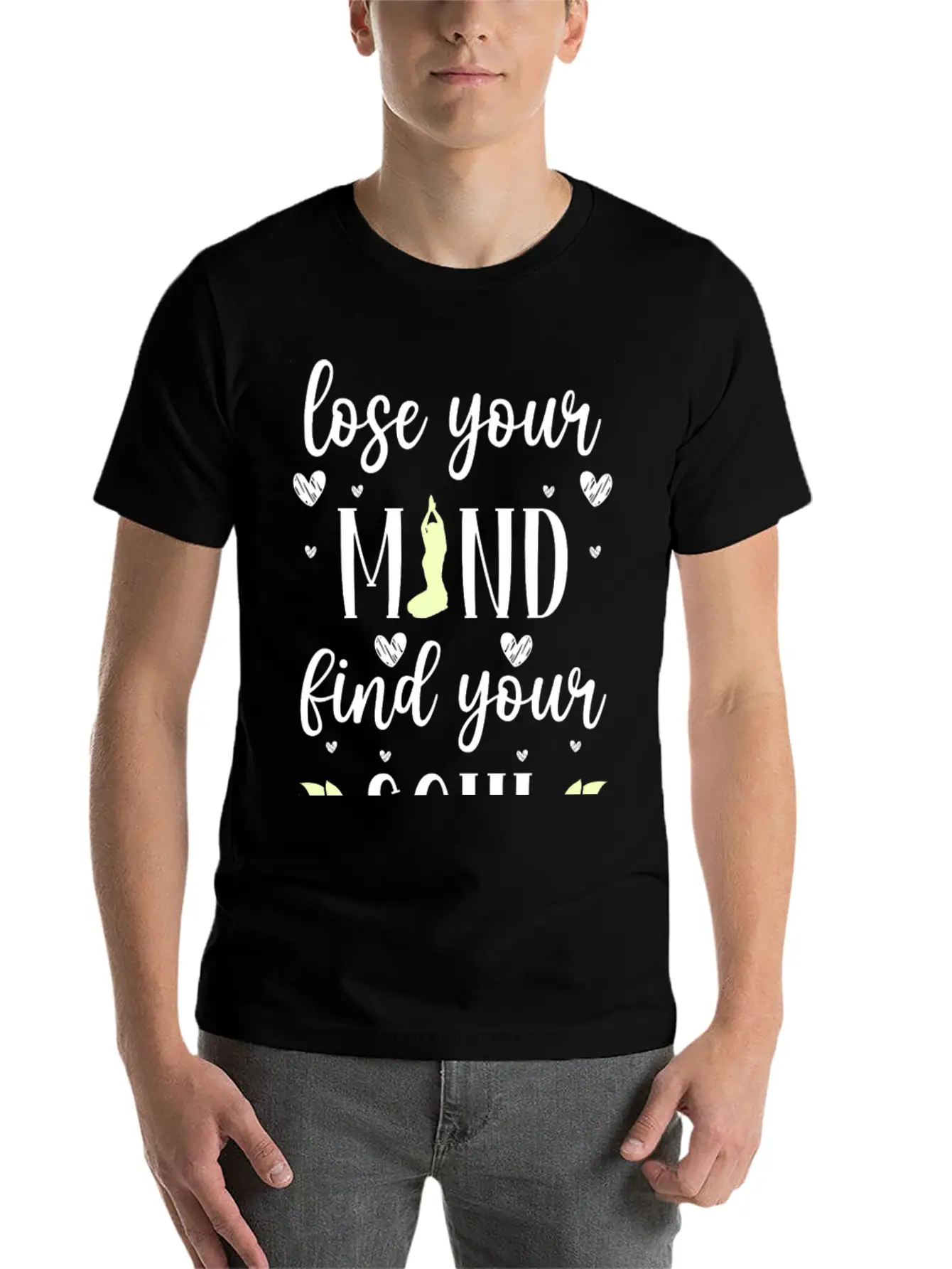 Yoga Healing Buddha Spirit Unisex Short Sleeve Soft Cotton T-Shirt – Casual Everyday Wear