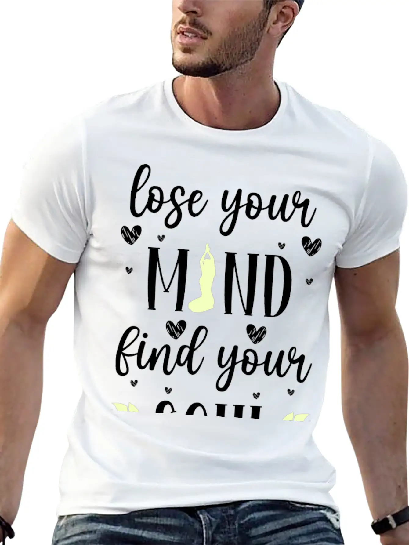 Yoga Healing Buddha Spirit Unisex Short Sleeve Soft Cotton T-Shirt – Casual Everyday Wear