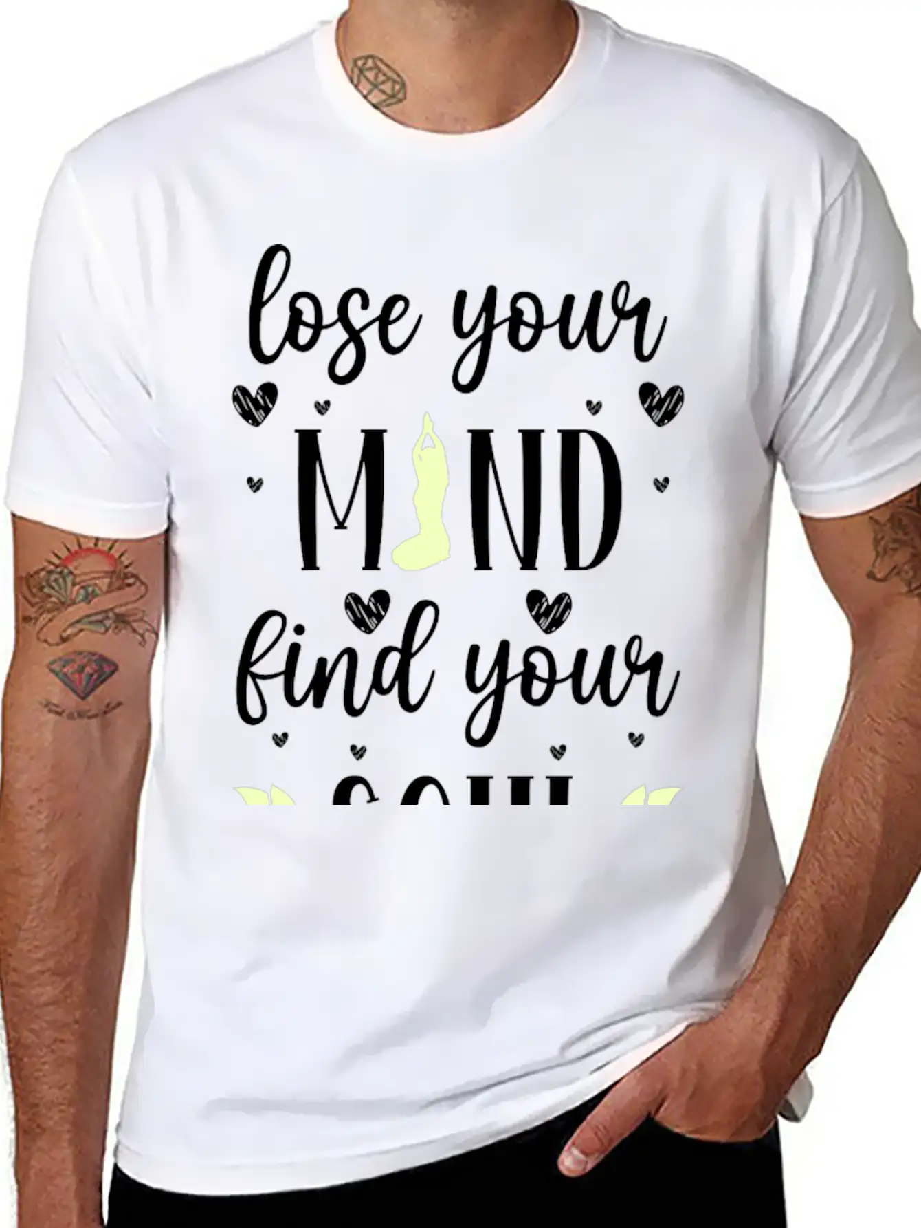 Yoga Healing Buddha Spirit Unisex Short Sleeve Soft Cotton T-Shirt – Casual Everyday Wear
