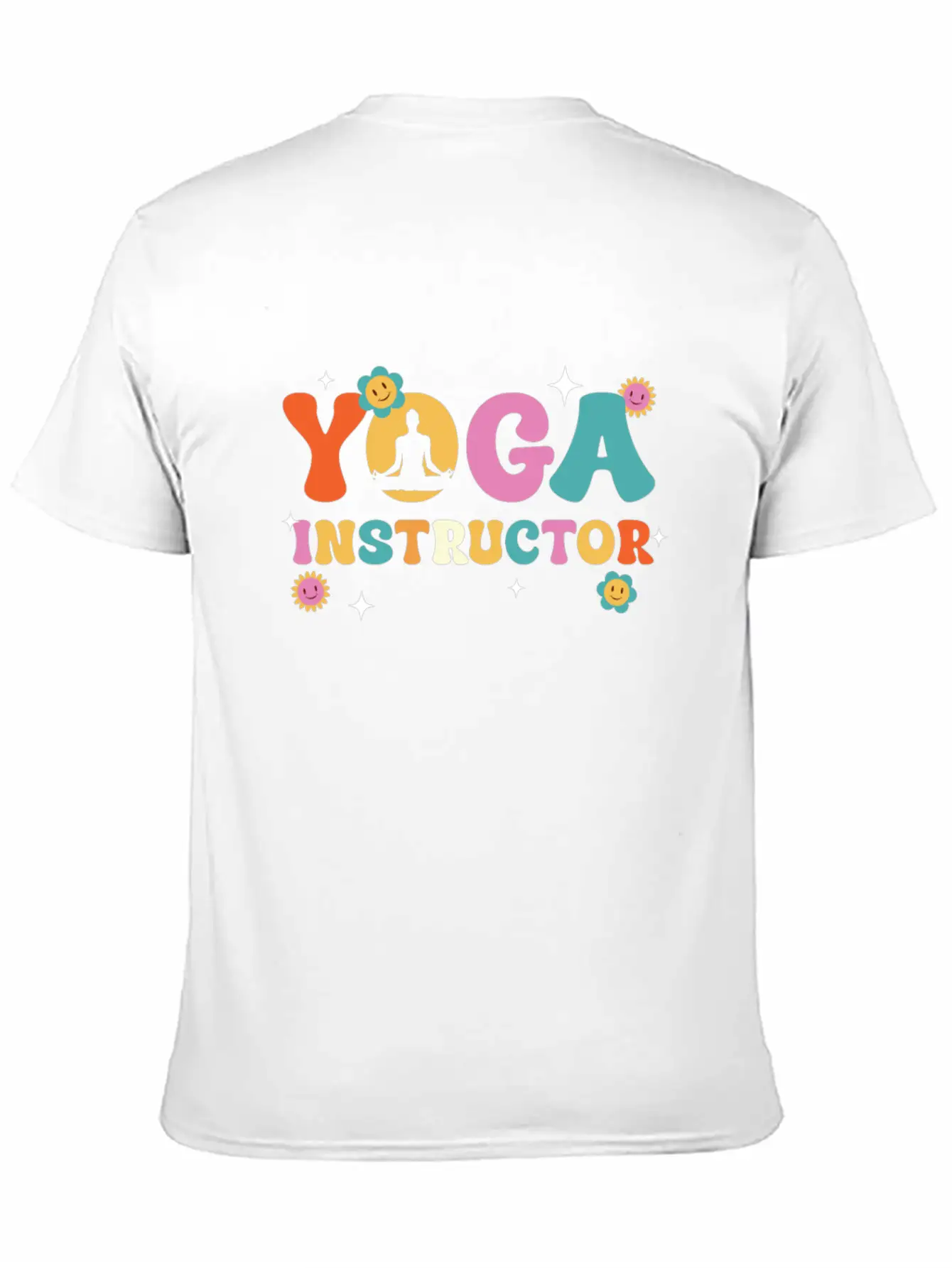 Yoga Instructor Meditation Bliss Unisex Short Sleeve Soft Cotton T-Shirt – Casual Everyday Wear