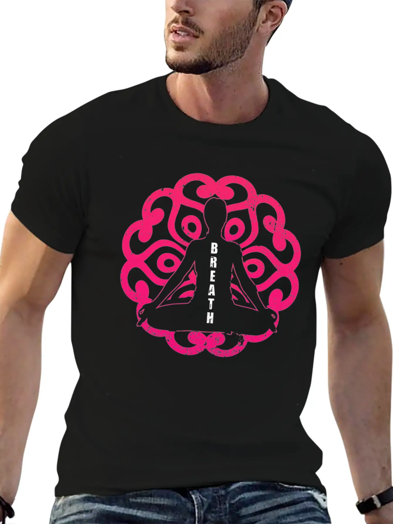 Yoga Meditation Gift Basic Graphic T-Shirt – Daily Comfort In Soft Cotton