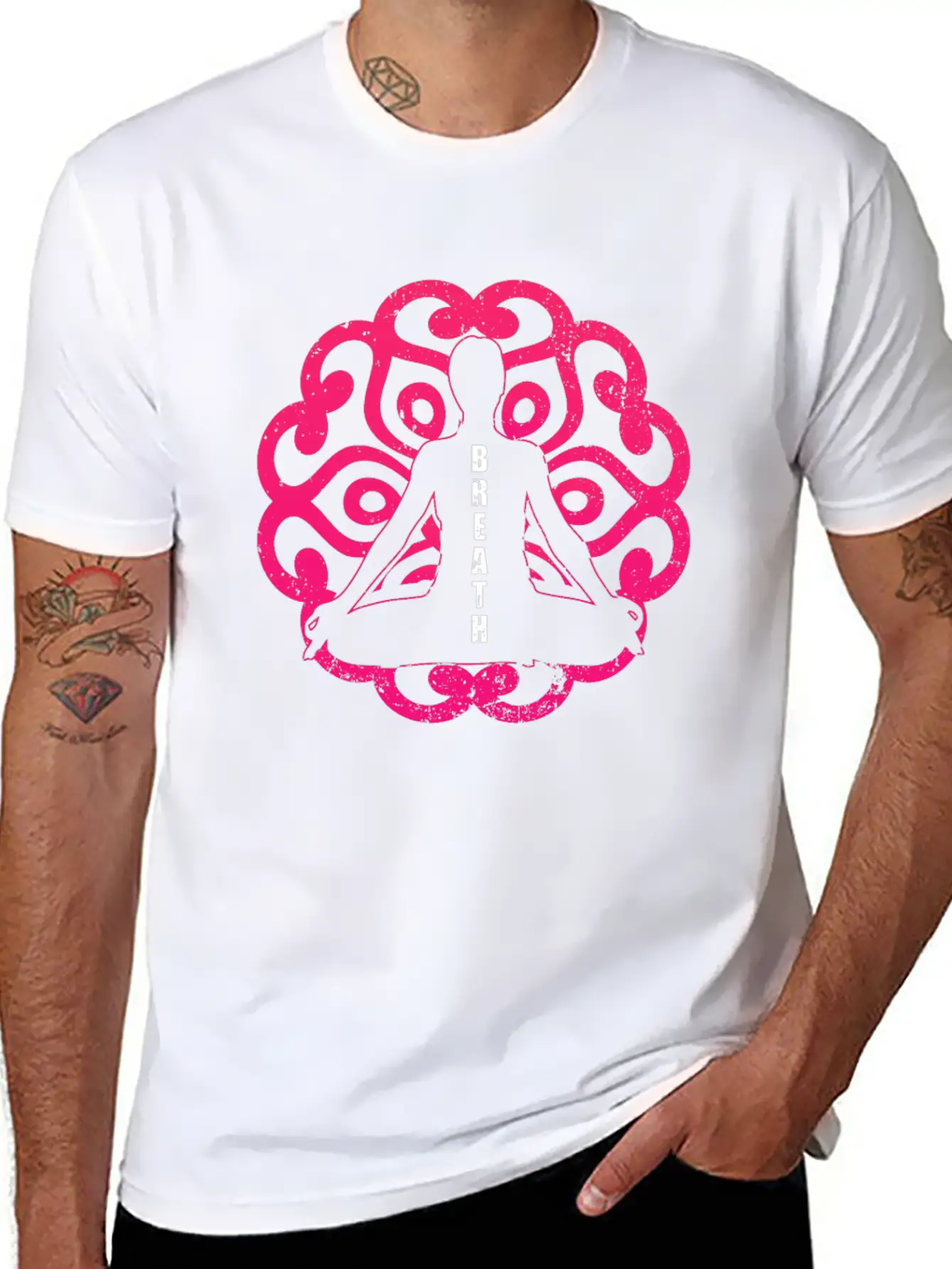 Yoga Meditation Gift Basic Graphic T-Shirt – Daily Comfort In Soft Cotton
