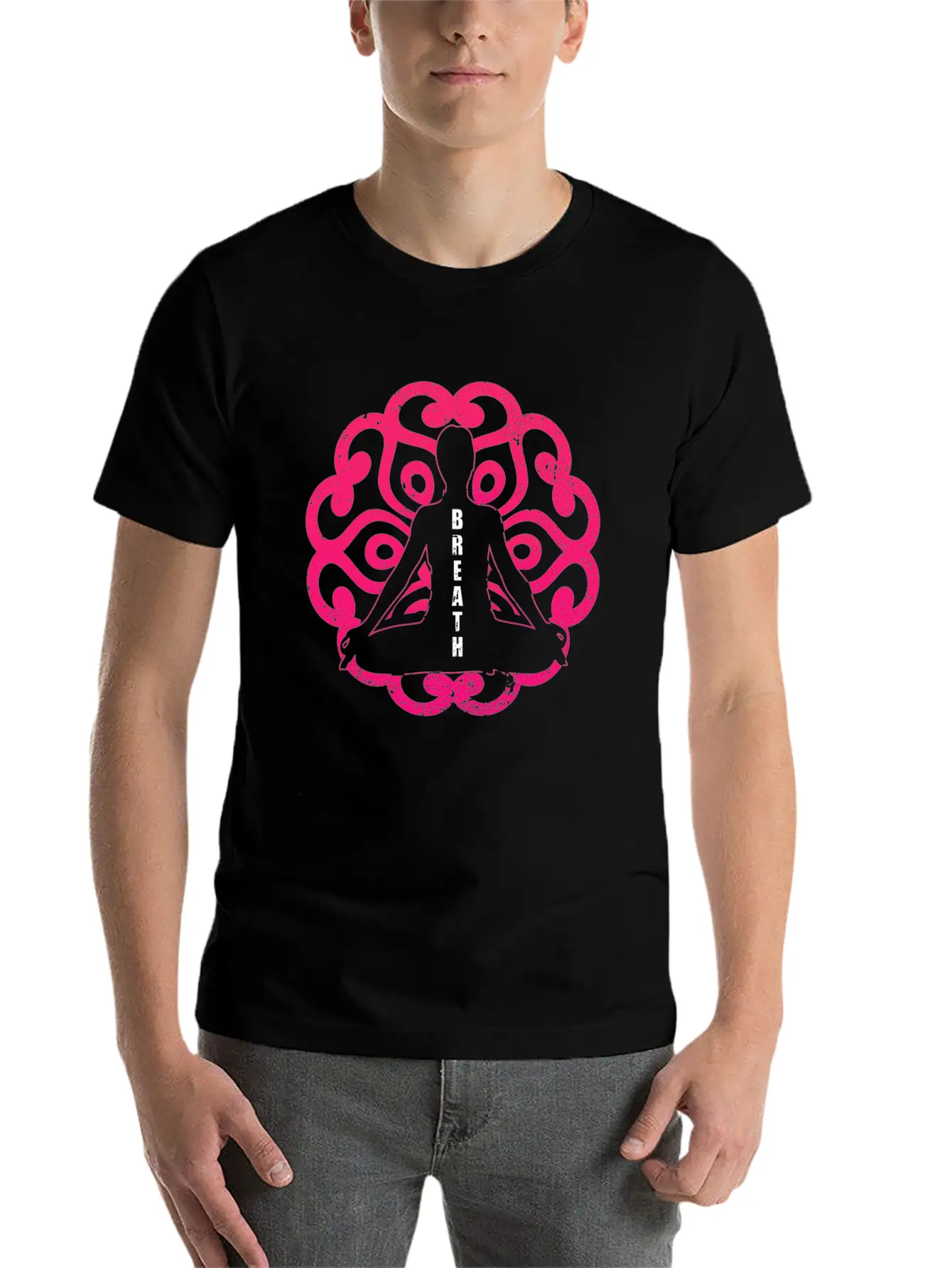 Yoga Meditation Gift Basic Graphic T-Shirt – Daily Comfort In Soft Cotton