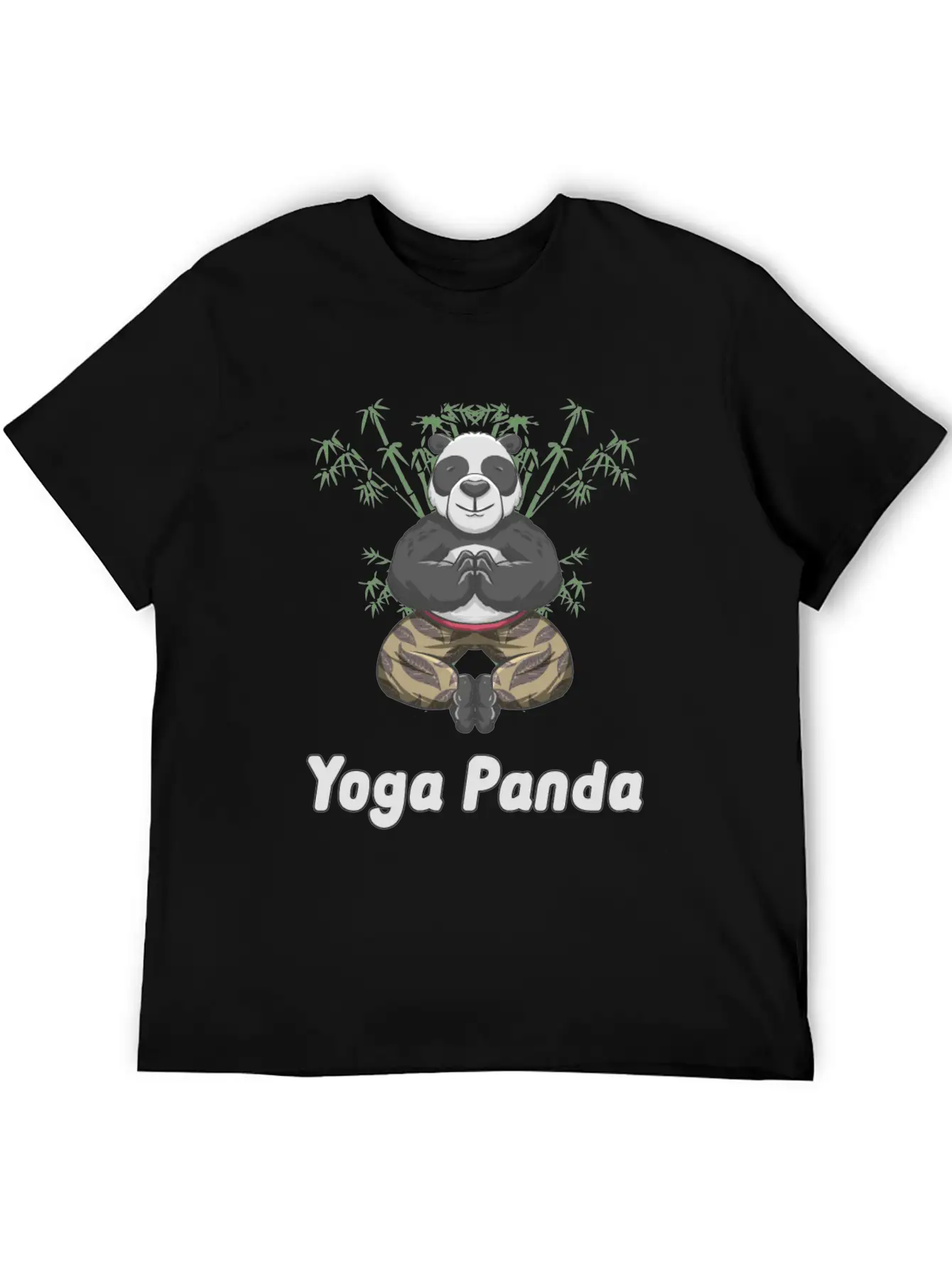 Yoga Panda Comfortable Minimalist Graphic Tee – Summer Style Essential