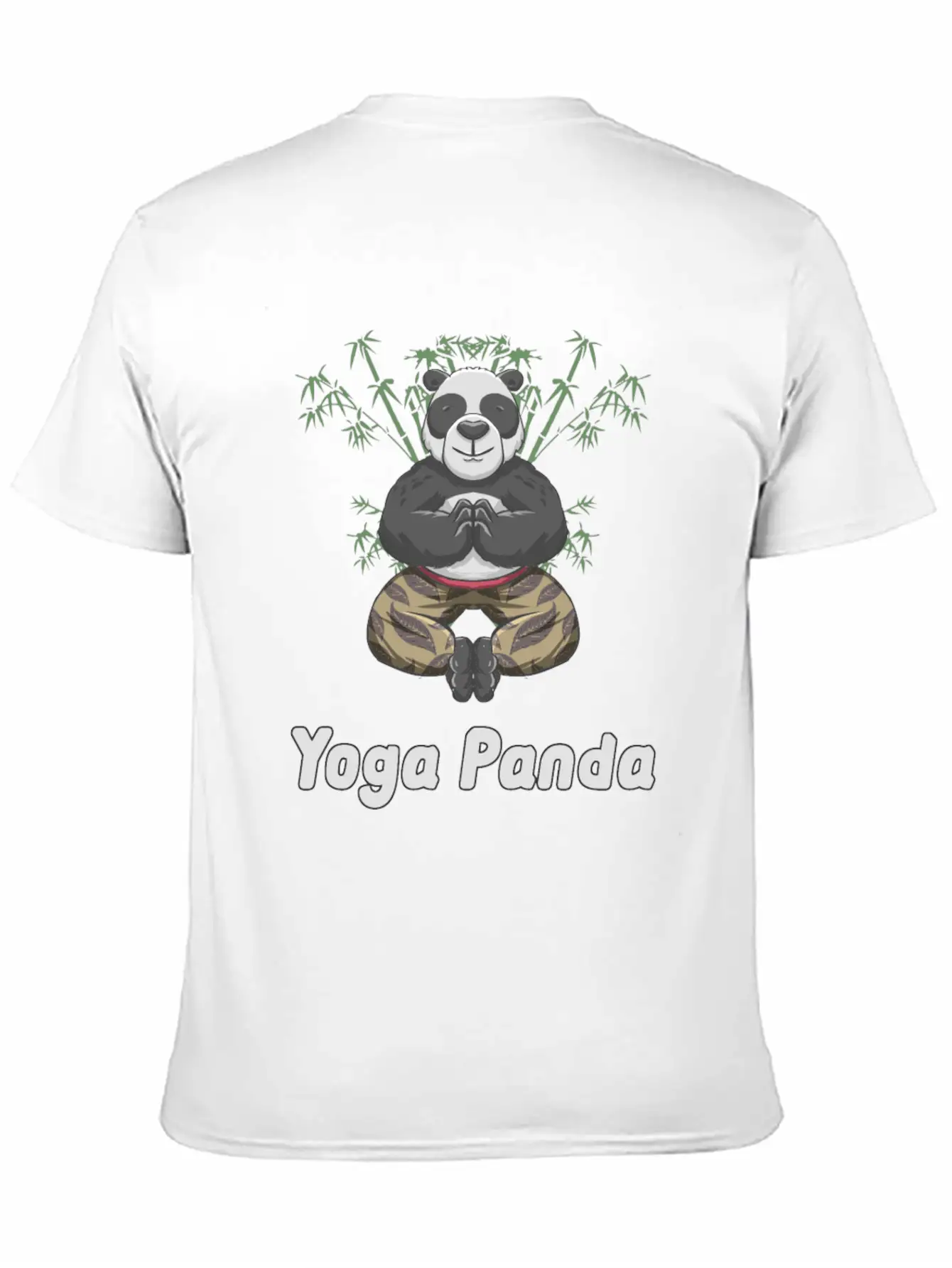 Yoga Panda Comfortable Minimalist Graphic Tee – Summer Style Essential