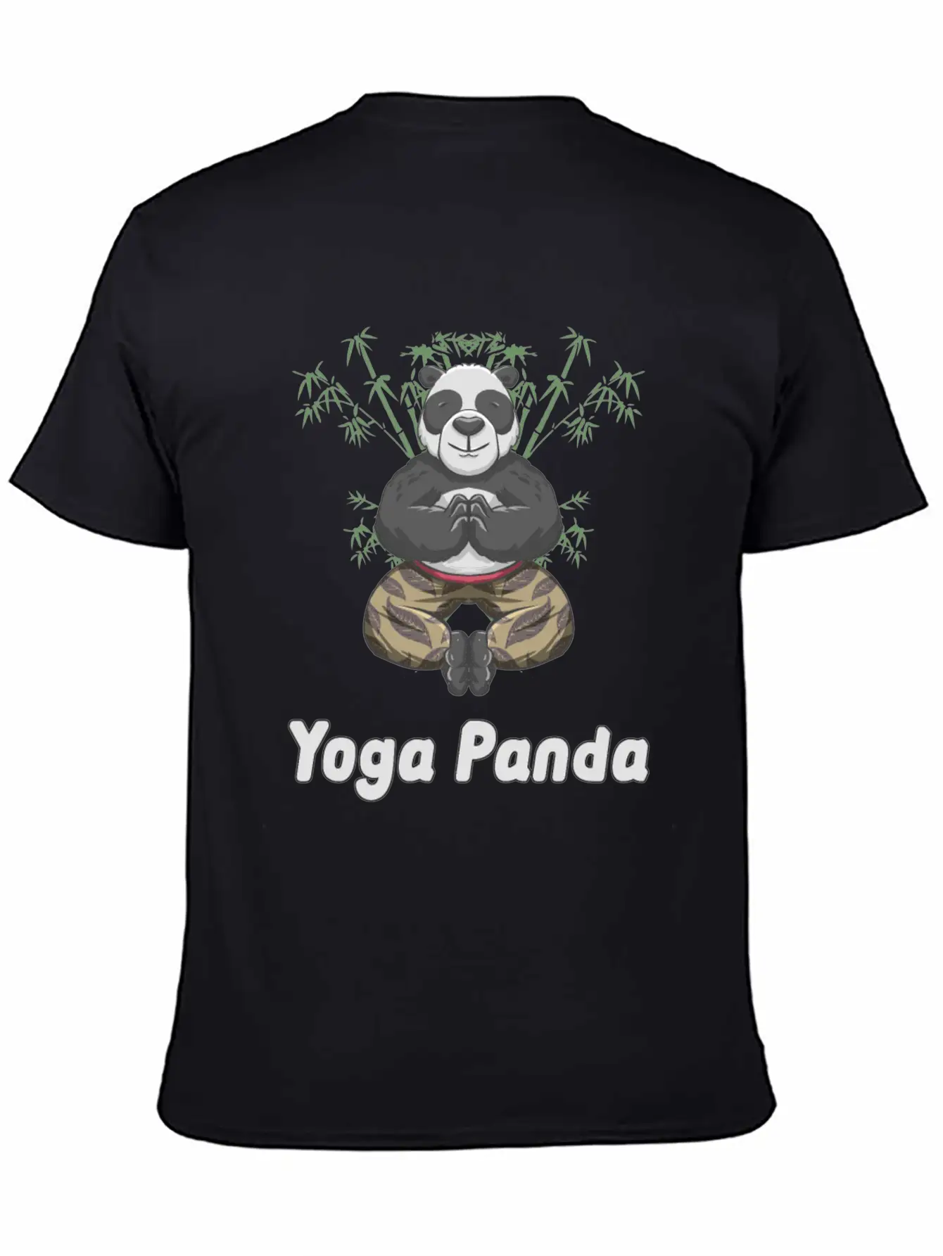 Yoga Panda Comfortable Minimalist Graphic Tee – Summer Style Essential