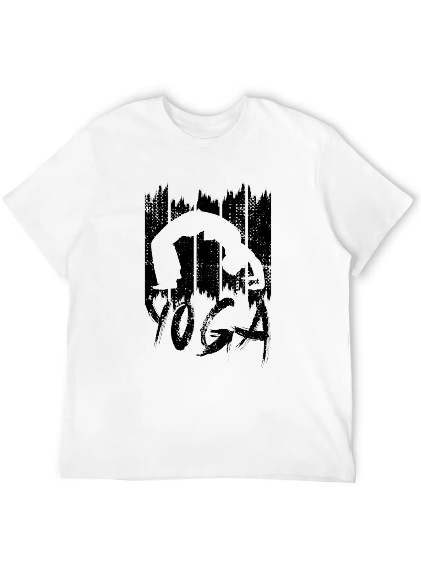 Yoga Pose Stylish Everyday T-Shirt – Unisex Basic Cotton Tee