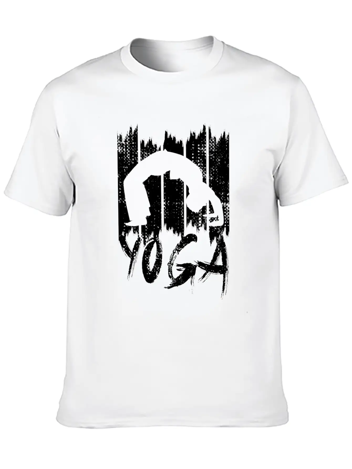 Yoga Pose Stylish Everyday T-Shirt – Unisex Basic Cotton Tee