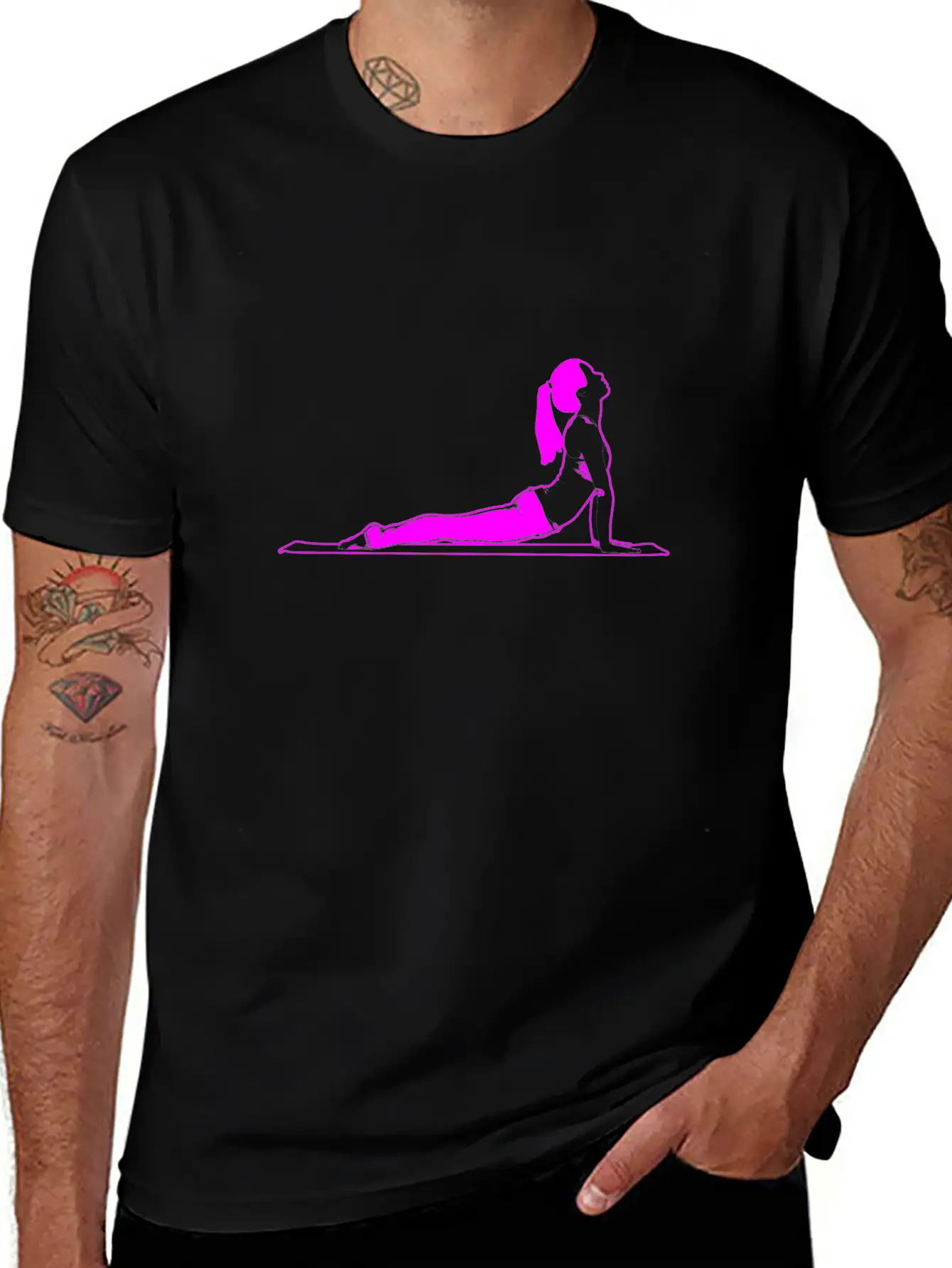 Yoga Teacher Comfortable Minimalist Graphic Tee – Summer Style Essential