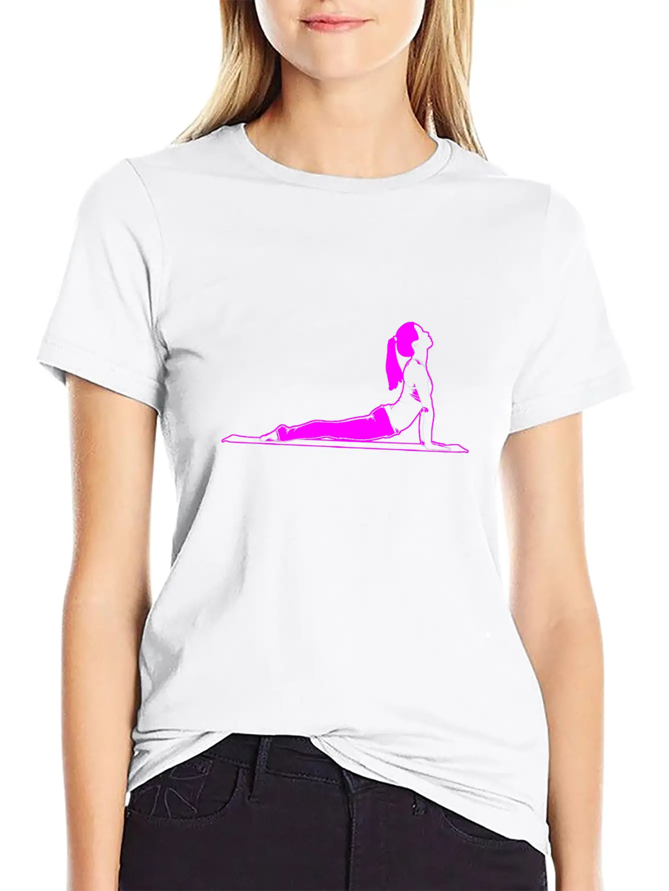 Yoga Teacher Comfortable Minimalist Graphic Tee – Summer Style Essential